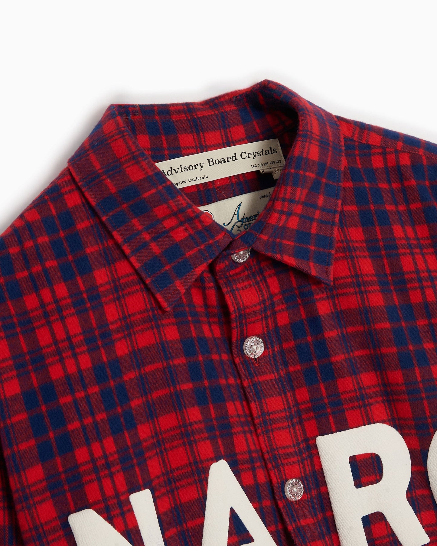 Camisa Advisory Board Crystals Abc. NARC Men's Flannel Shirt para hombre