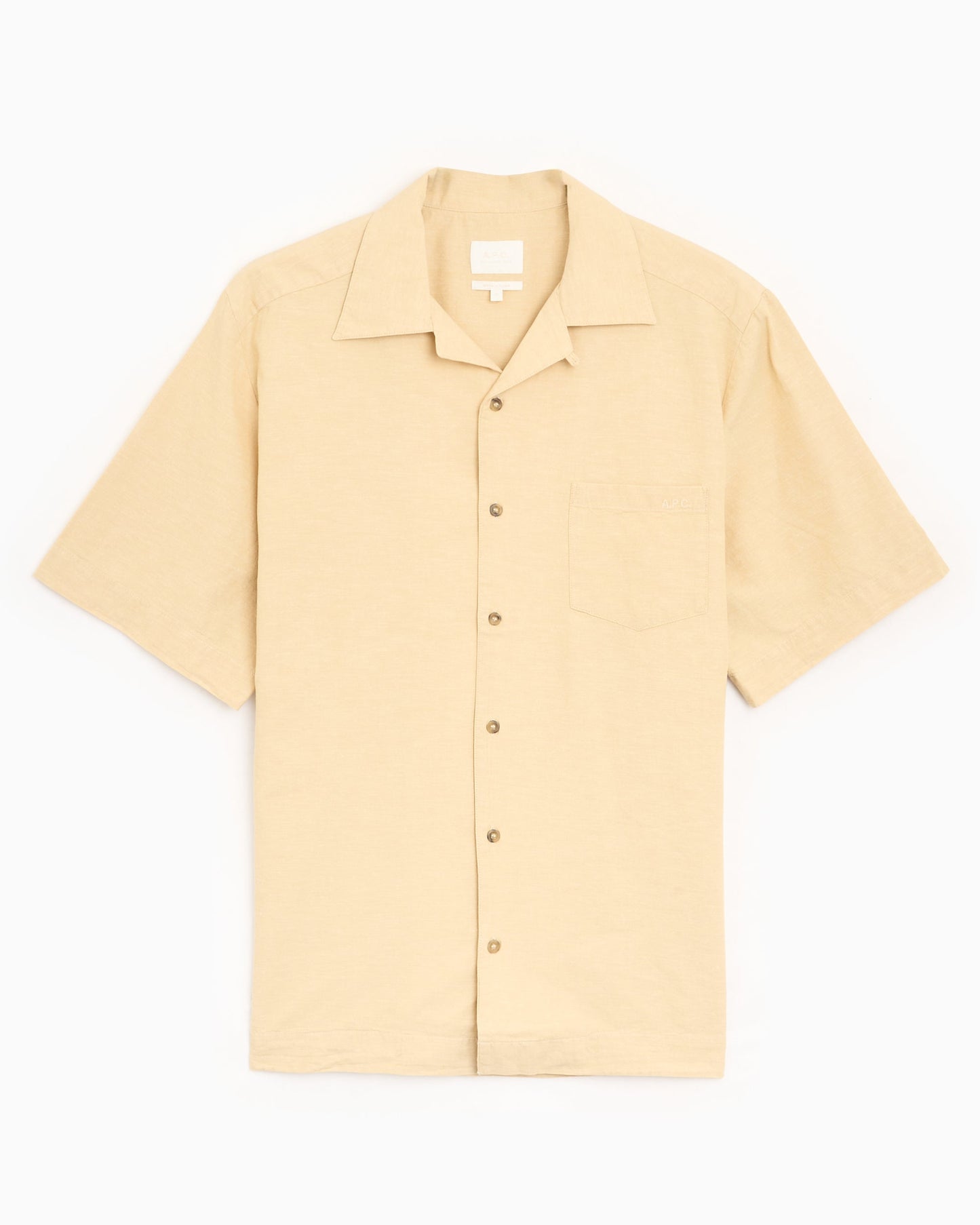 Camisa Relaxed de manga corta A.P.C. Jude para hombre