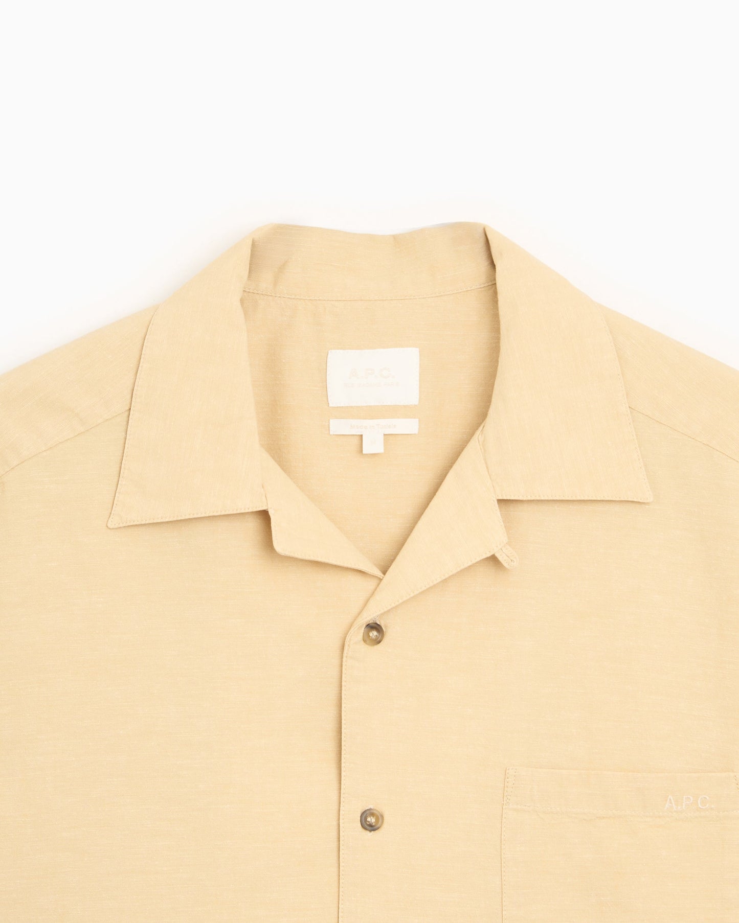 Camisa Relaxed de manga corta A.P.C. Jude para hombre