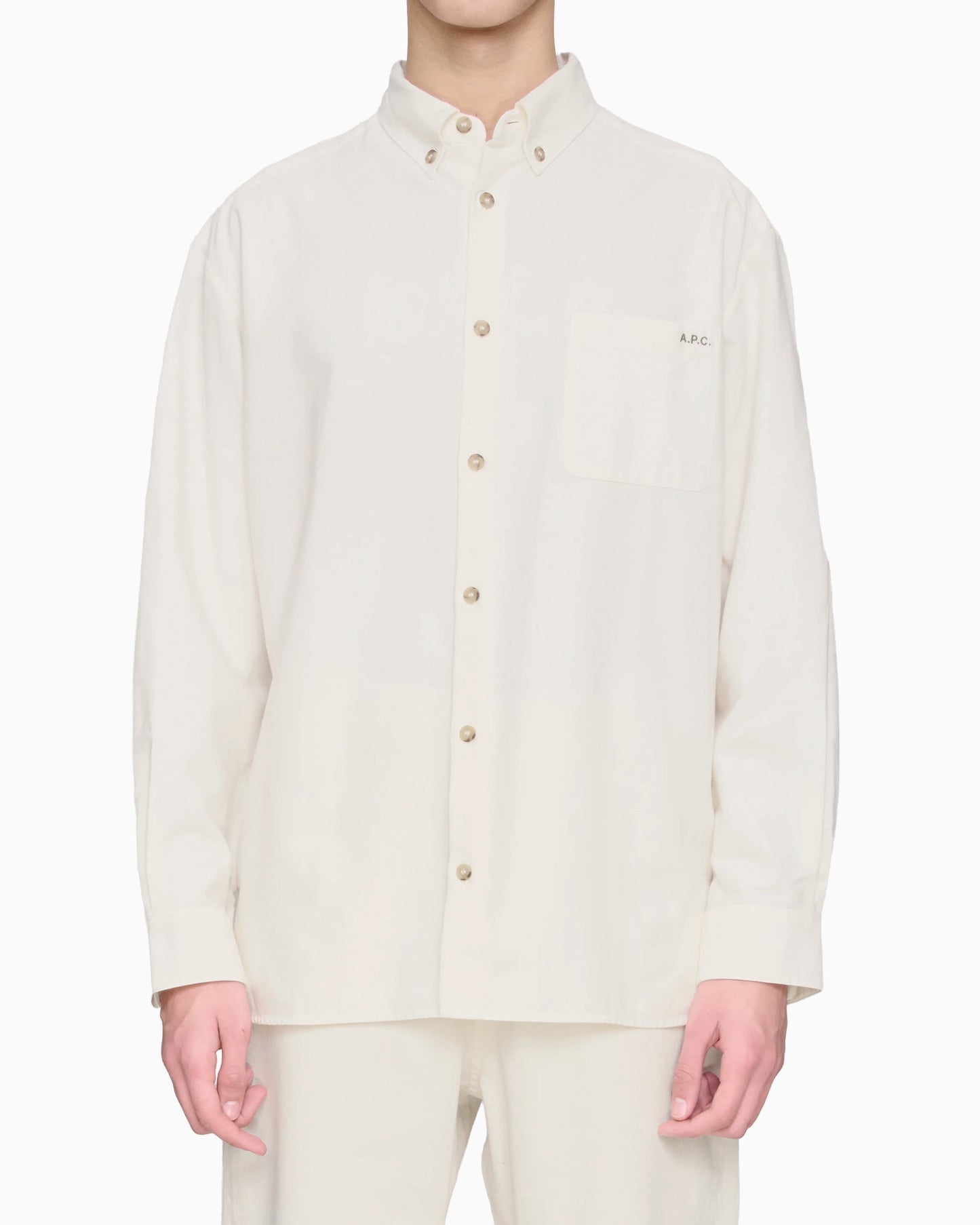 Camisa con logo Relaxed A.P.C. Mateo para hombre
