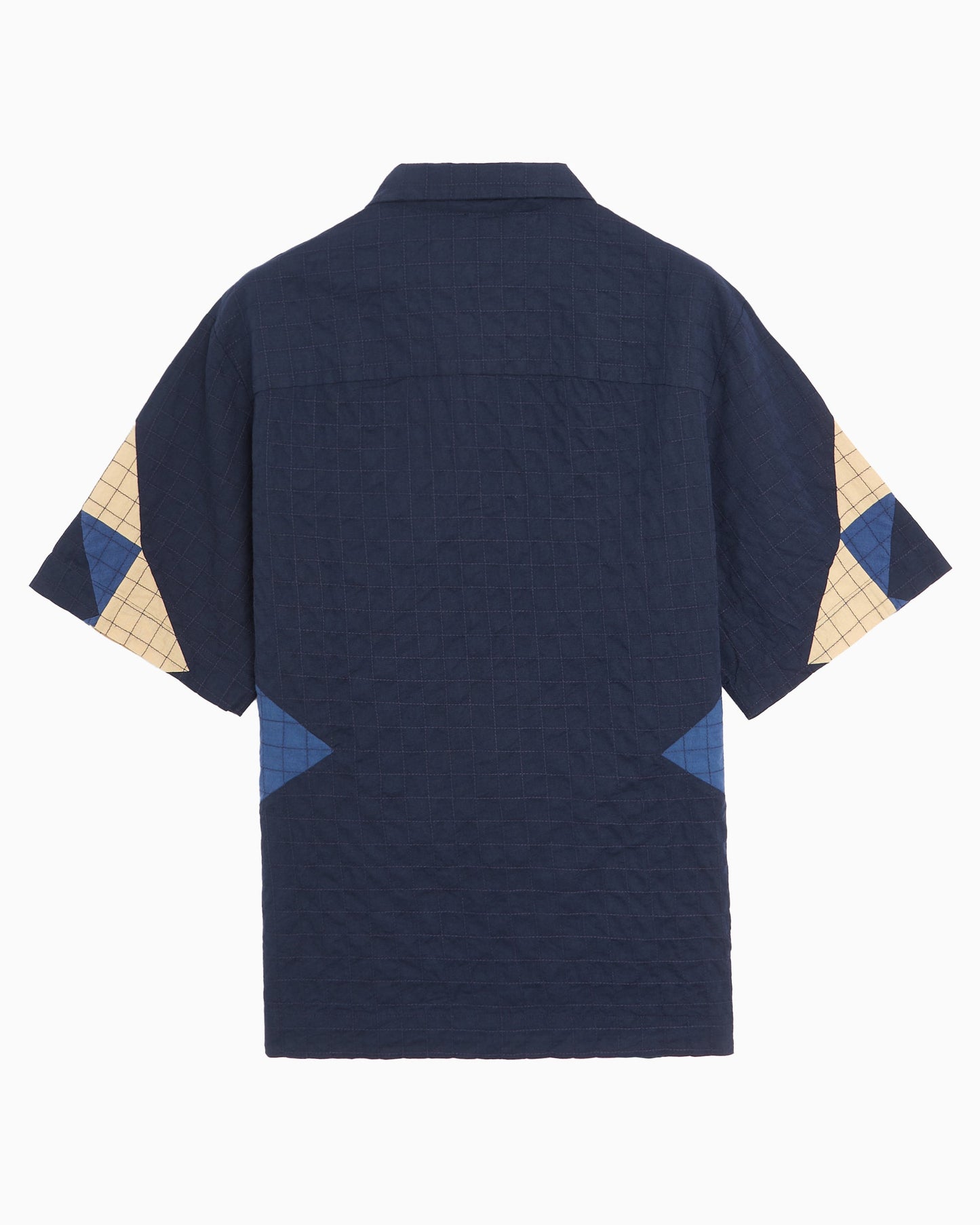 Camisa Relaxed de manga corta A.P.C. Patchwork para hombre