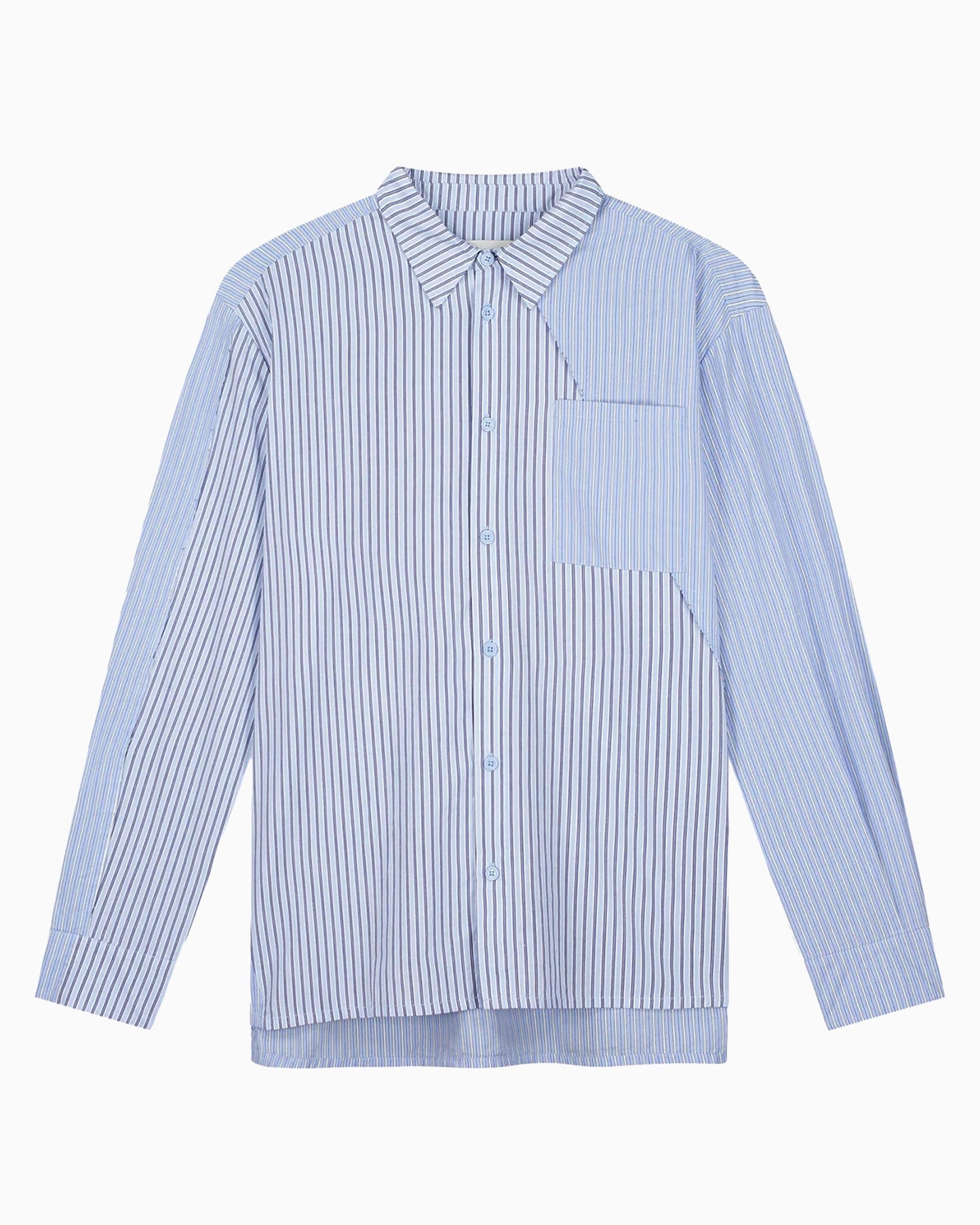 Camisa de rayas Arte Antwerp Assimetrical para hombre
