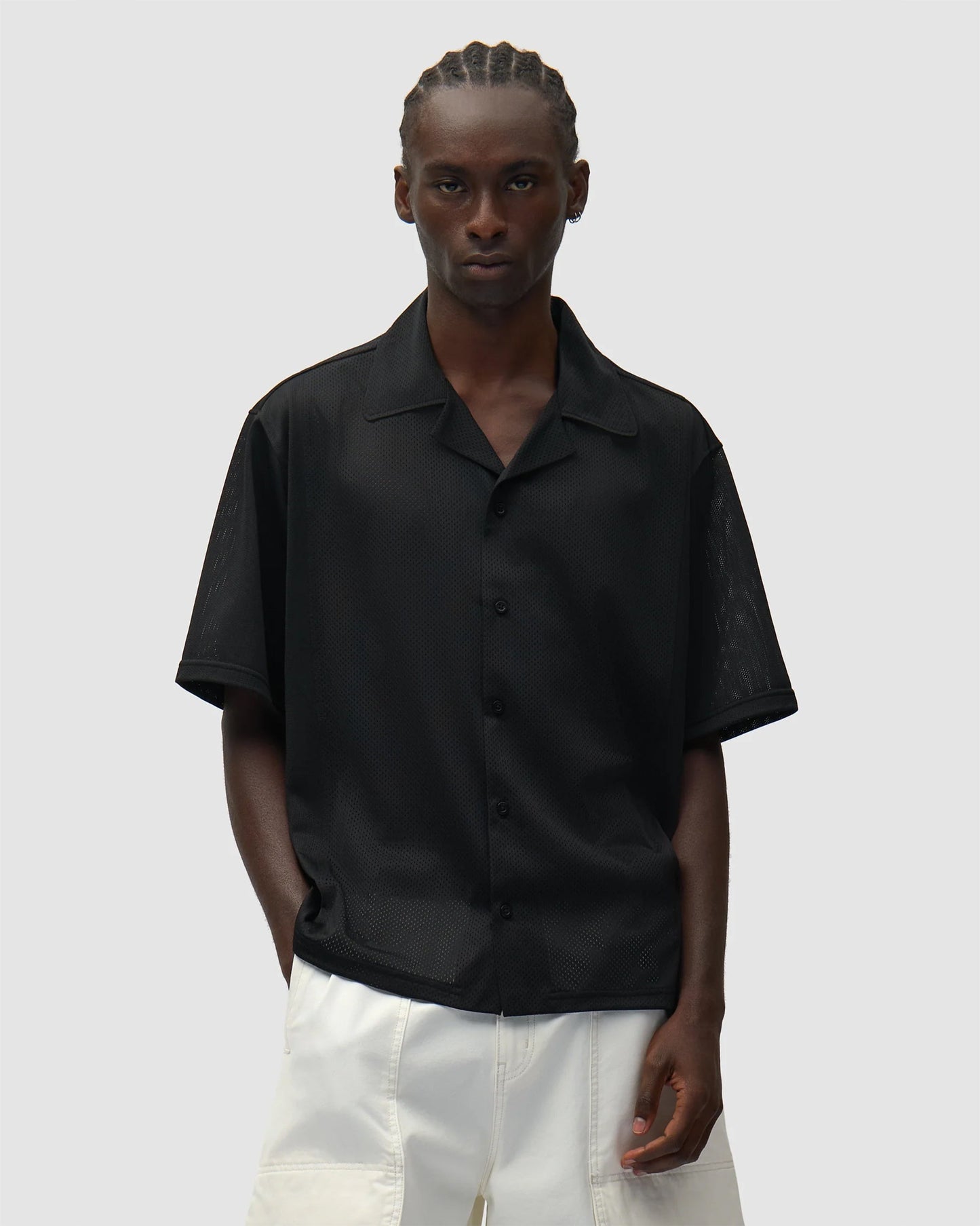 Camisa Relaxed de manga corta Arte Antwerp Mesh para hombre