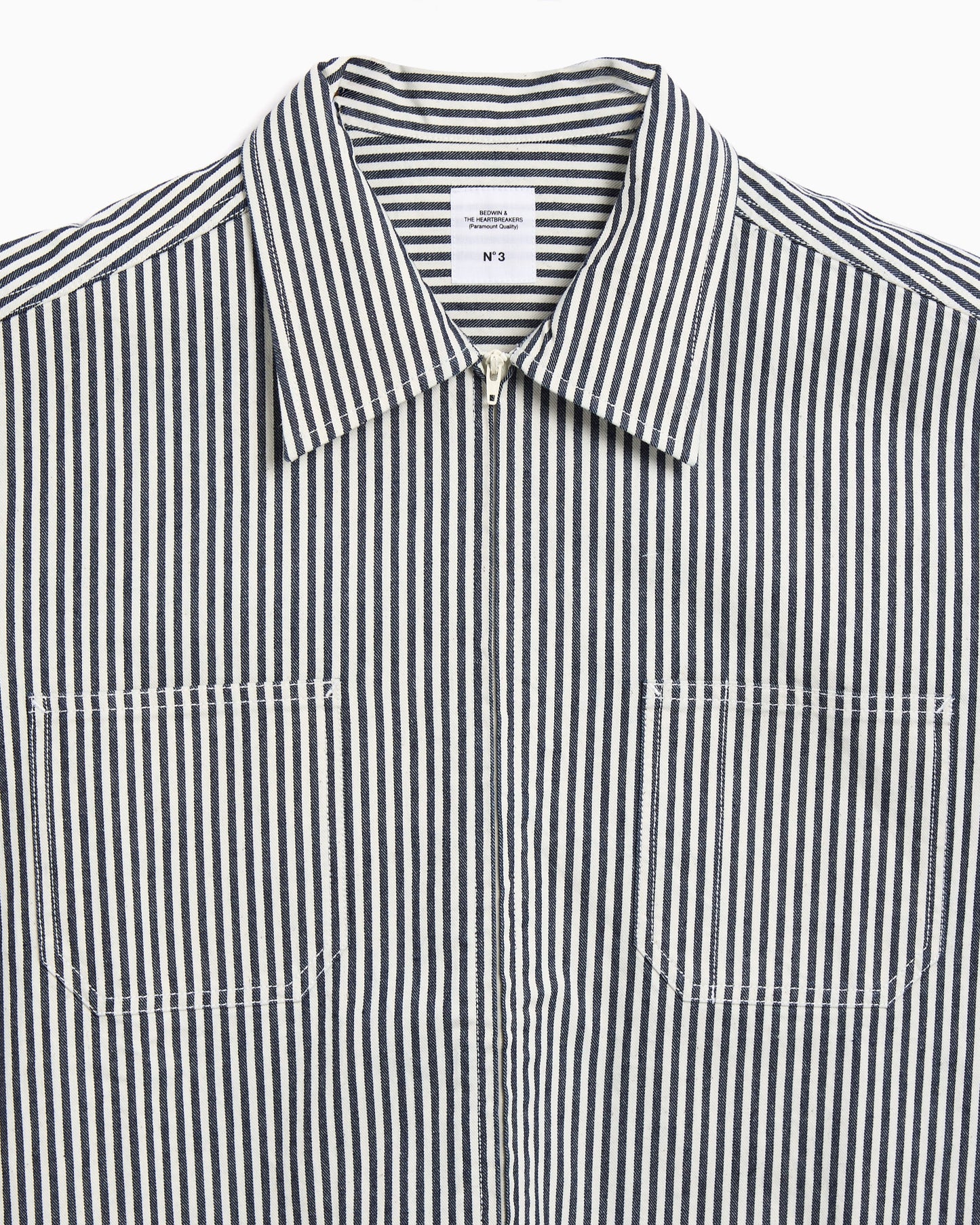 Camisa de rayas Straight de manga corta BEDWIN Gibson para hombre