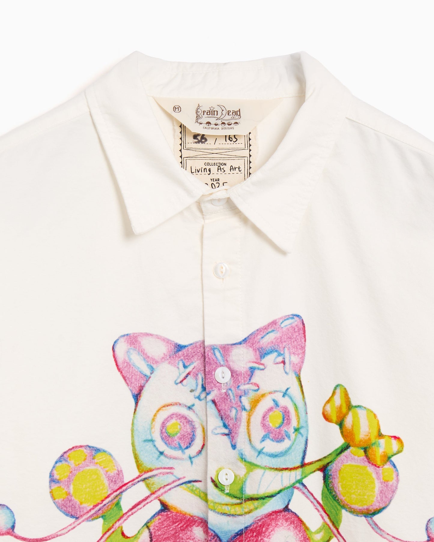 Camisa con gráfico Brain Dead Gaspar Heart Oxford para hombre