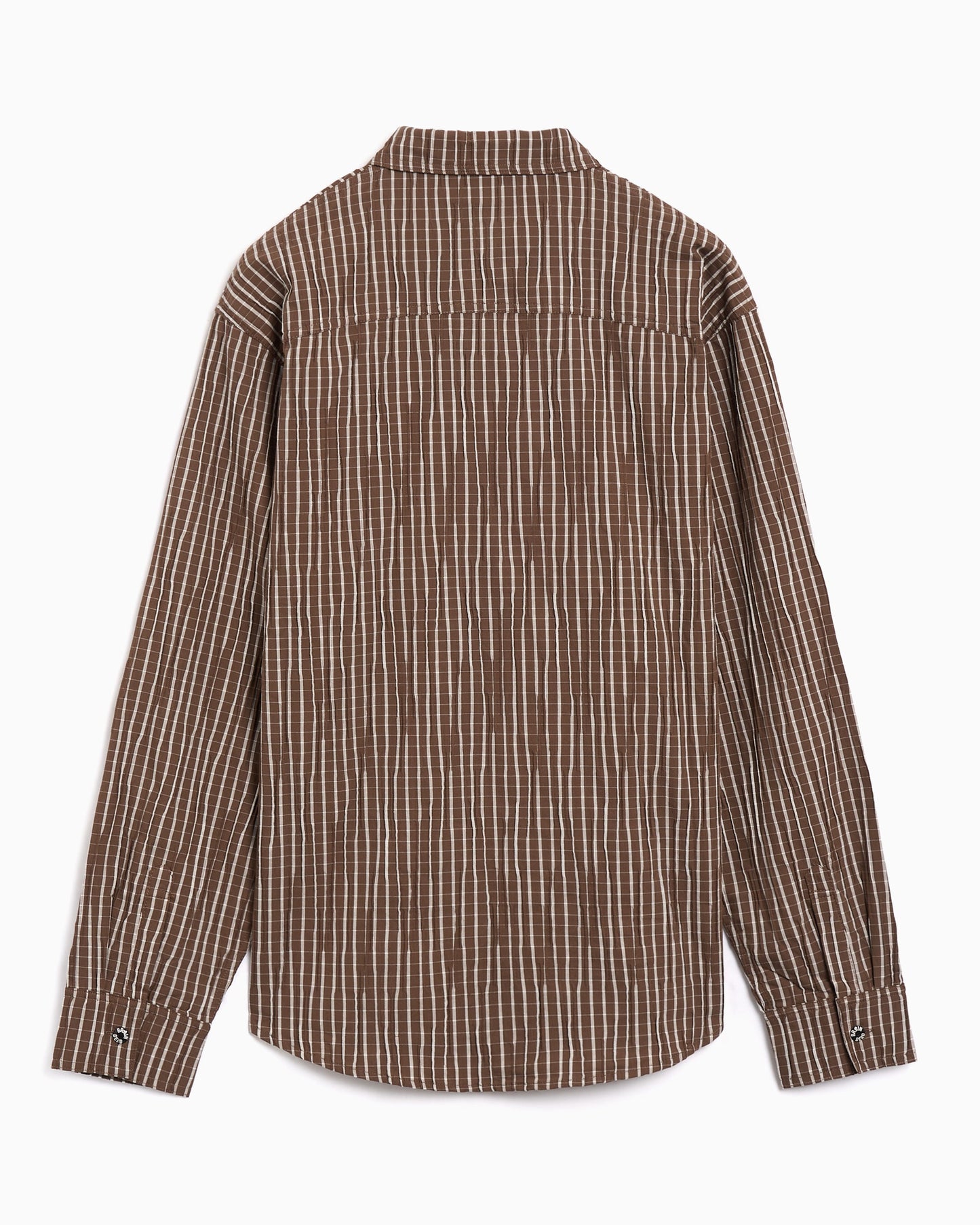Camisa de rayas Relaxed Brain Dead Organic Placket para hombre