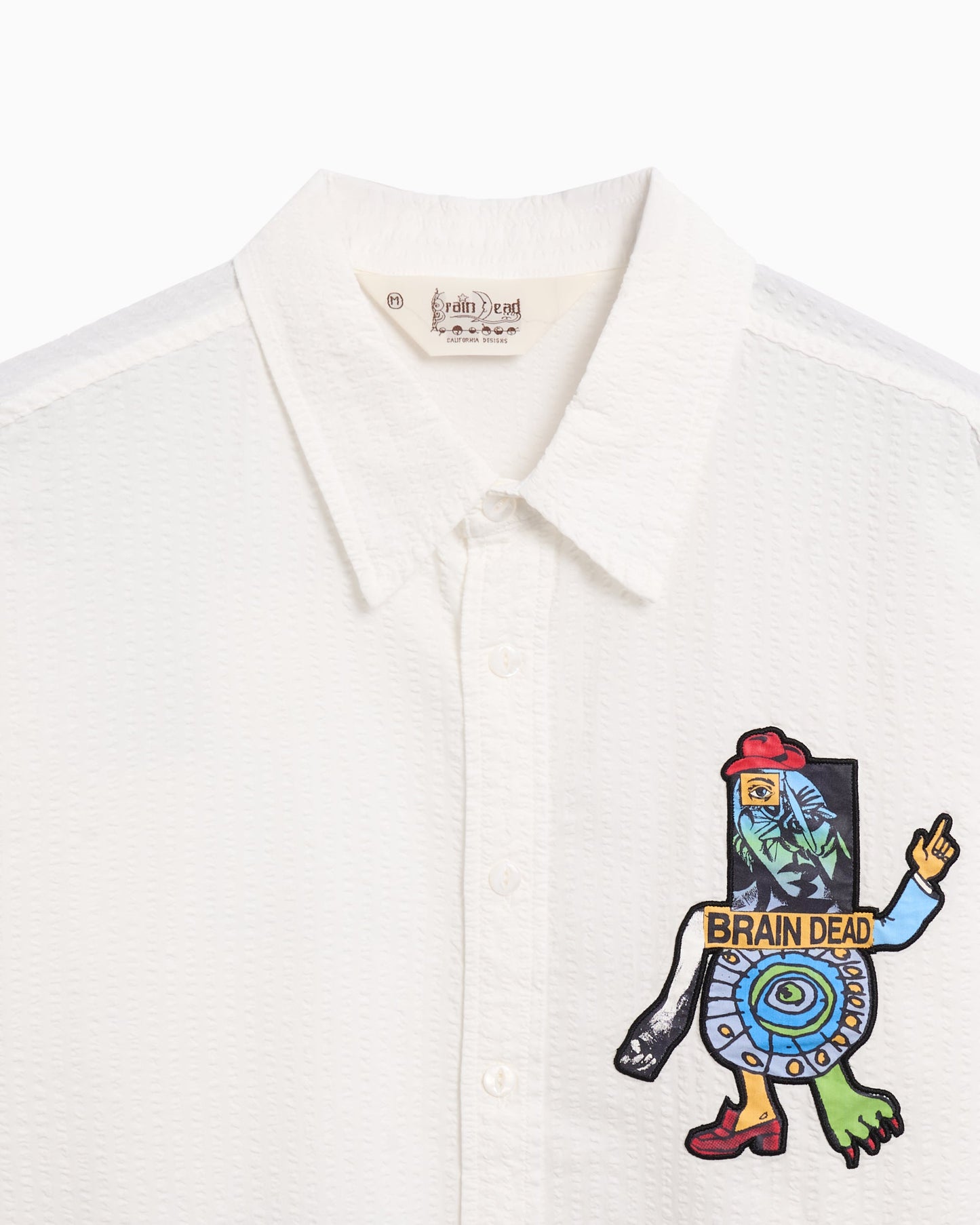 Camisa Brain Dead Truth Now Seersucker para hombre
