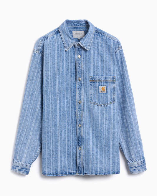 Camisa de rayas Denim Carhartt WIP Rylan para hombre