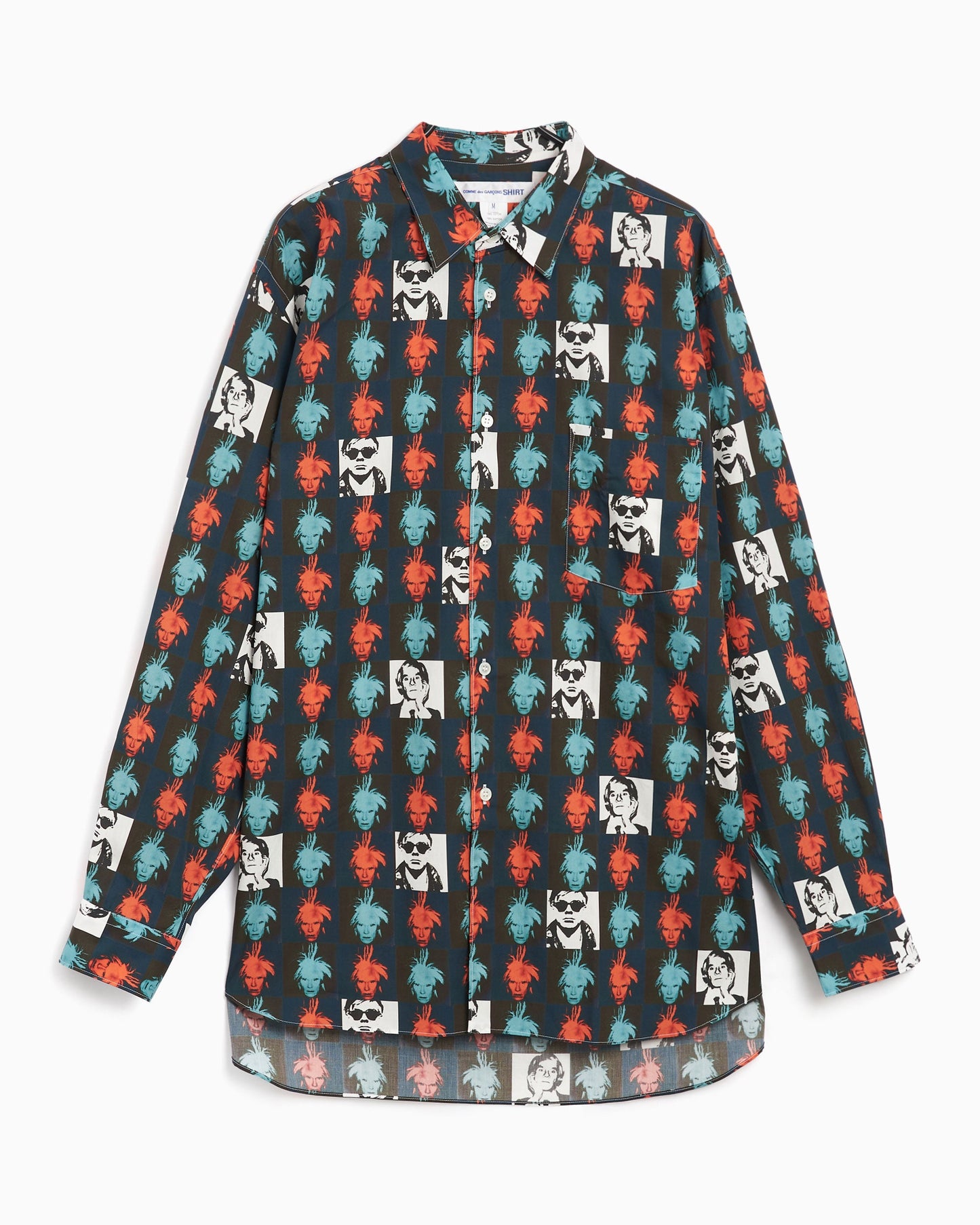 Camisa Comme Des Garçons Shirt Andy Warhol Men's Shirt para hombre
