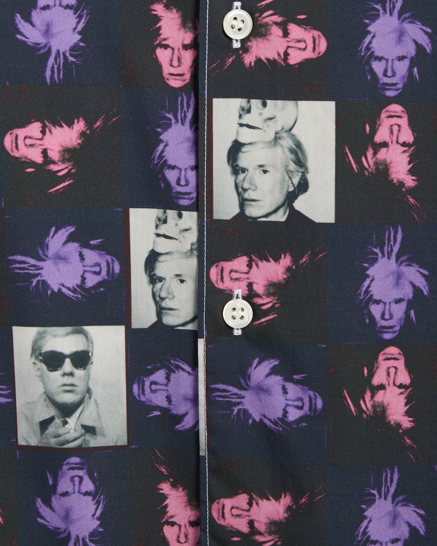 Camisa Comme Des Garçons Shirt Andy Warhol Men's Short Sleeve Shirt para hombre