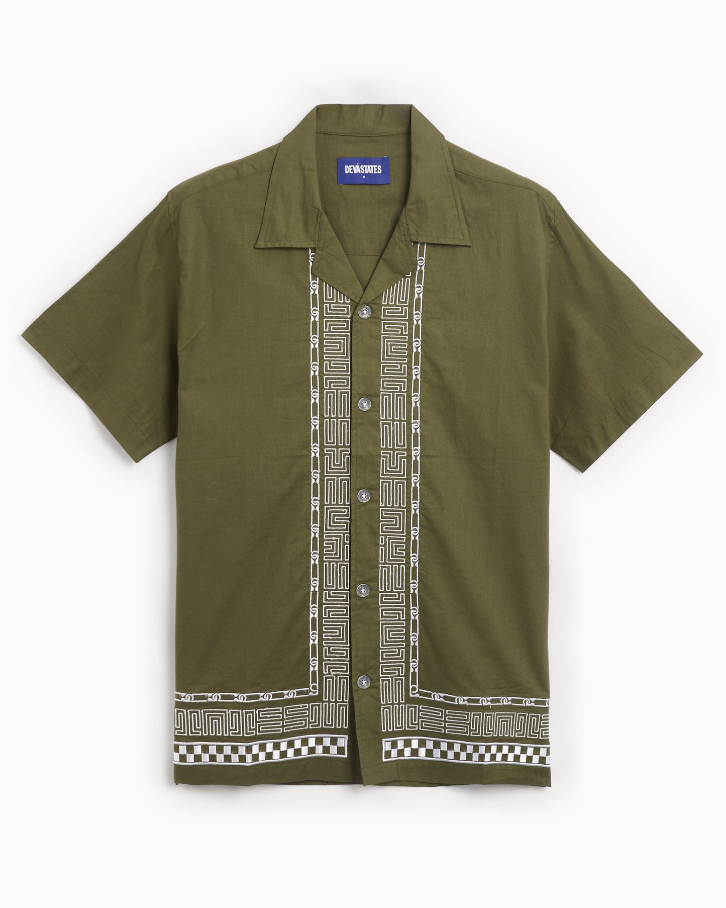 Camisa DEVÁ STATES Relic Embroidered Men's Short Sleeve Shirt para hombre