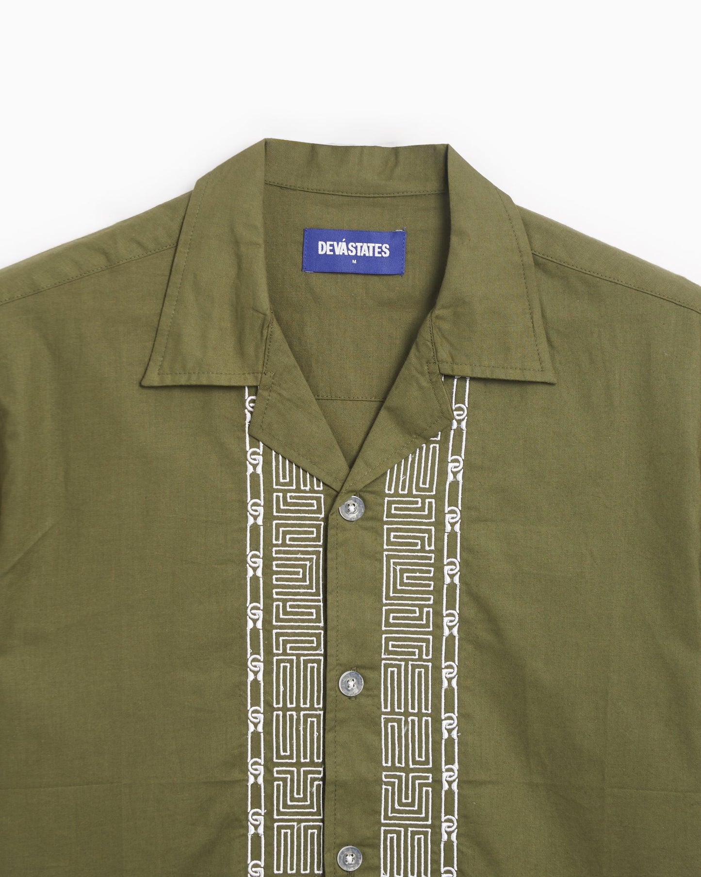 Camisa DEVÁ STATES Relic Embroidered Men's Short Sleeve Shirt para hombre