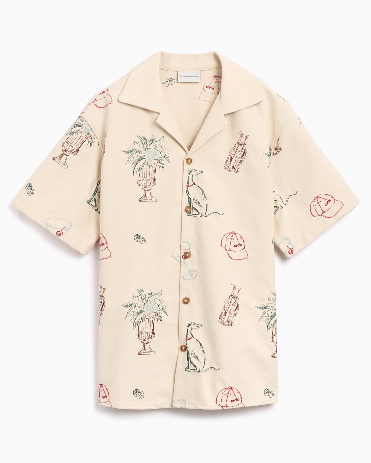 Camisa Drôle de Monsieur Country Club BrodÈe Men's Shirt para hombre