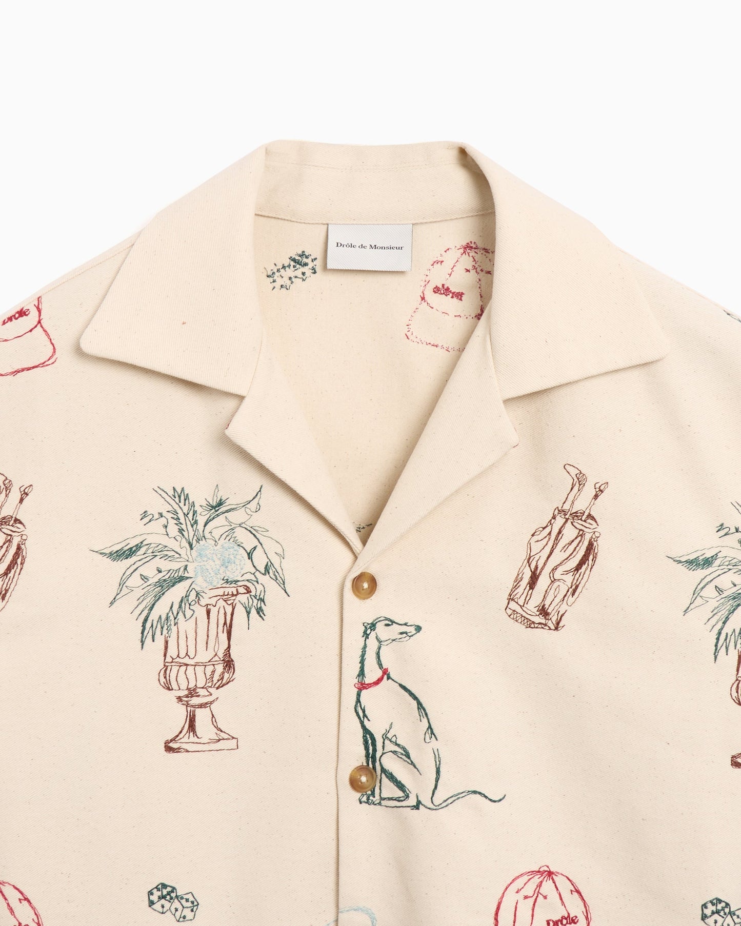 Camisa Drôle de Monsieur Country Club BrodÈe Men's Shirt para hombre