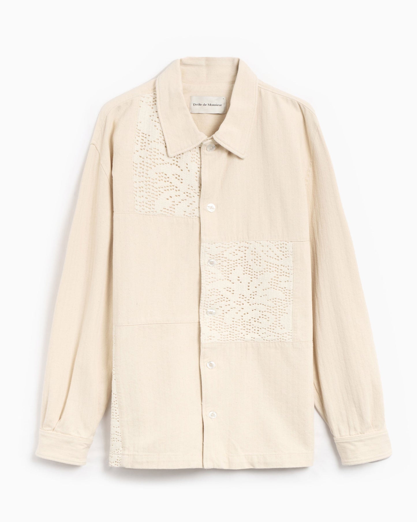 Camisa Drôle de Monsieur Patchwork Men's Shirt para hombre