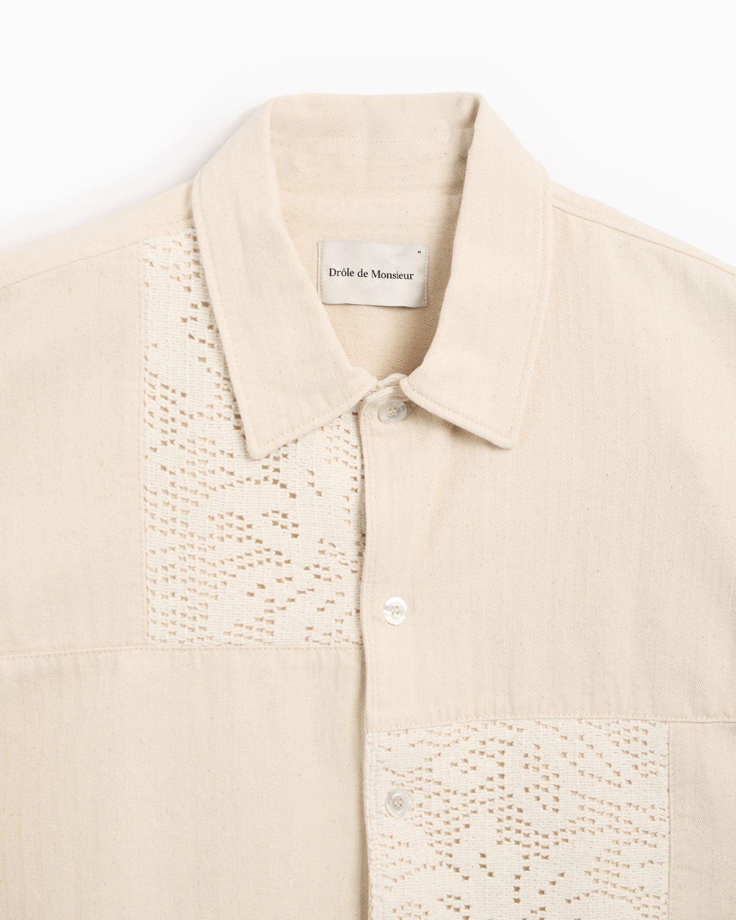 Camisa Drôle de Monsieur Patchwork Men's Shirt para hombre
