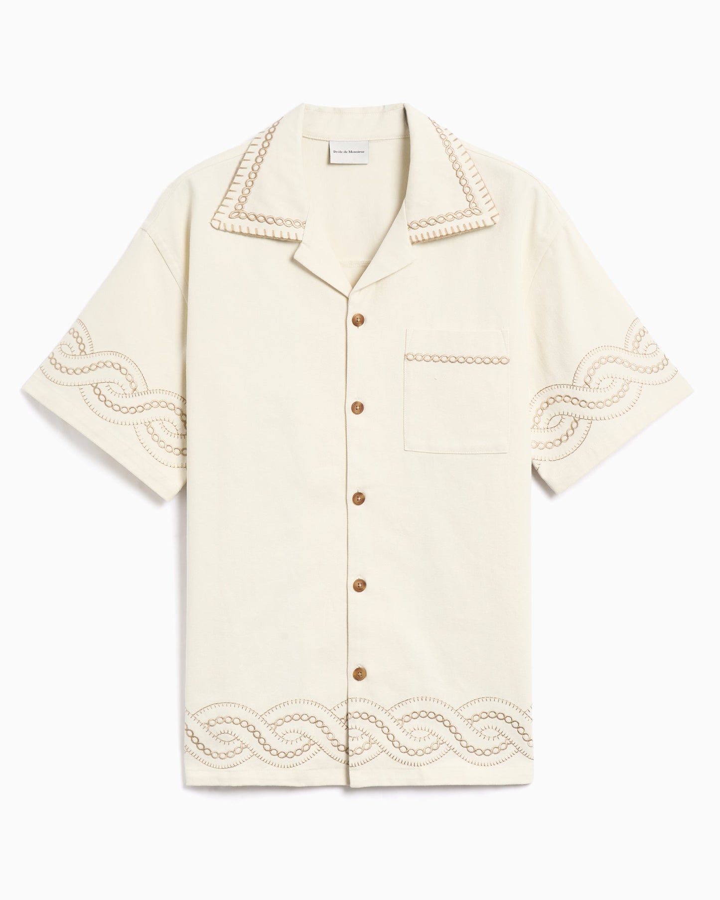 Camisa Relaxed de manga corta Drôle de Monsieur para hombre