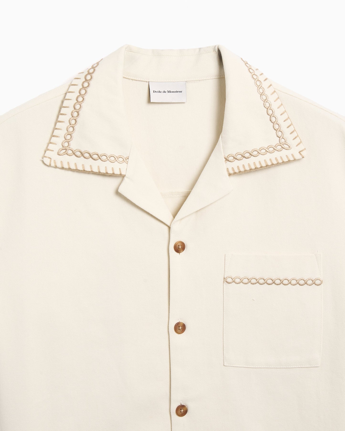 Camisa Relaxed de manga corta Drôle de Monsieur para hombre