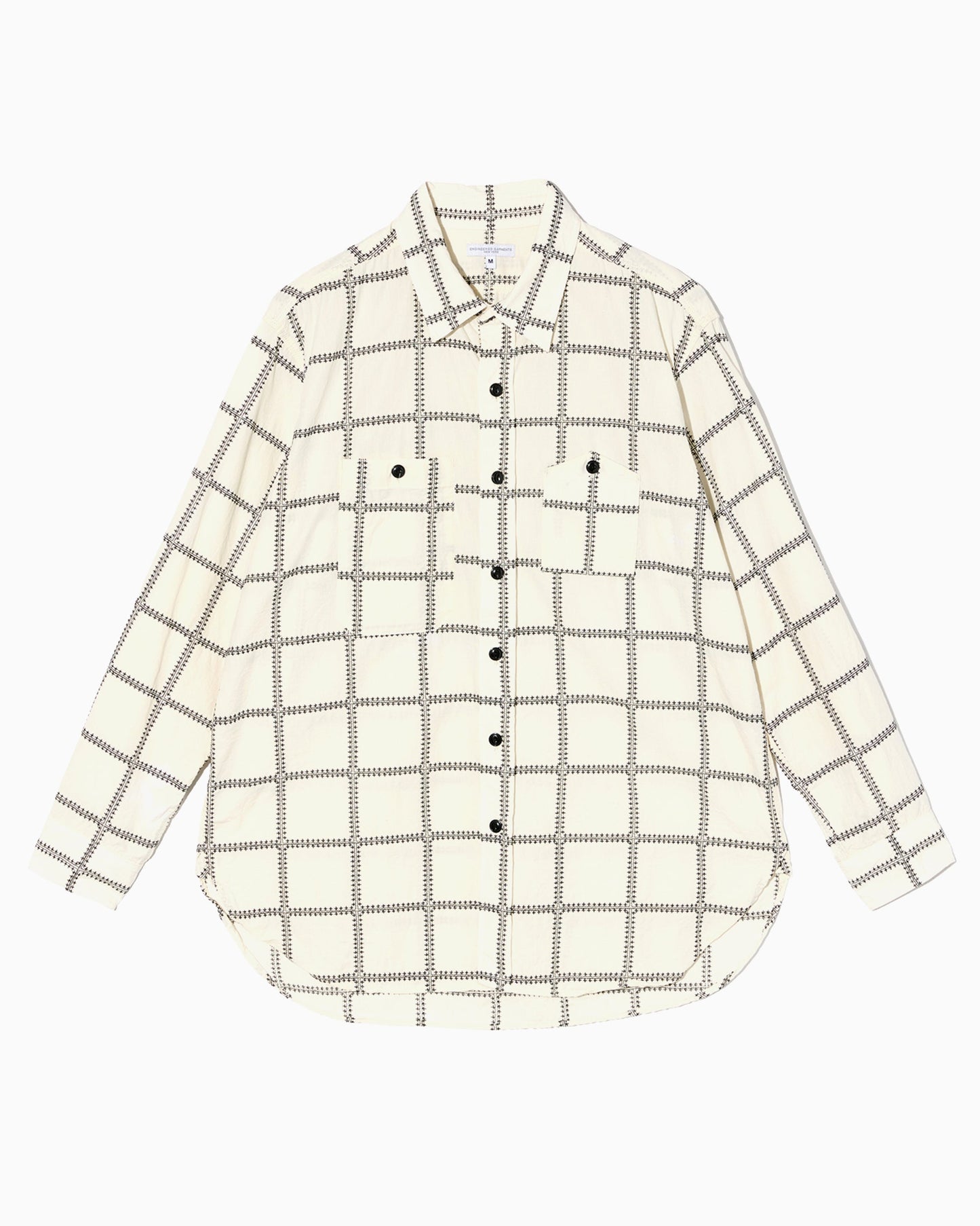 Camisa de cuadros Relaxed Engineered Garments "Work" para hombre