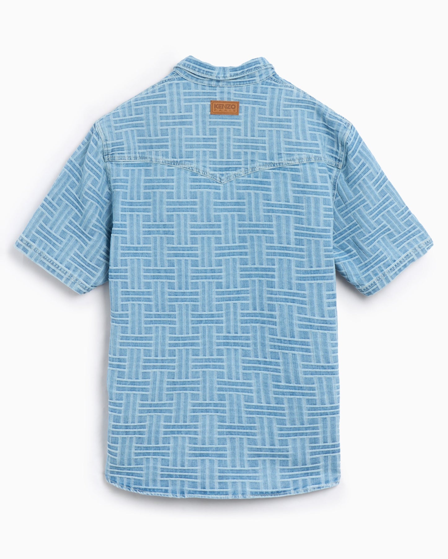 Camisa Kenzo Weave Men's Short Sleeve Shirt para hombre