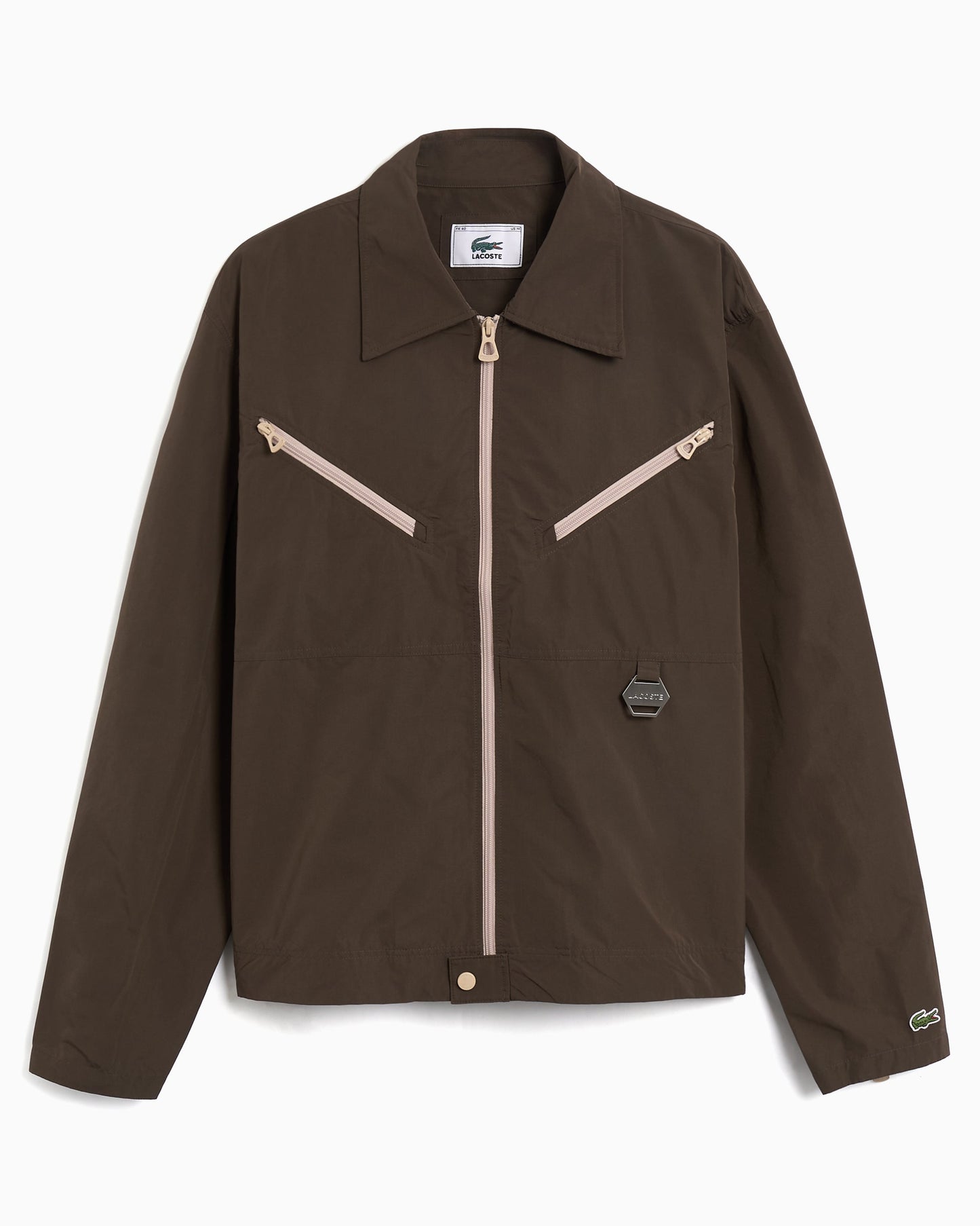 Camisa Oversize Cierre con cremallera Lacoste Archive Edition para hombre