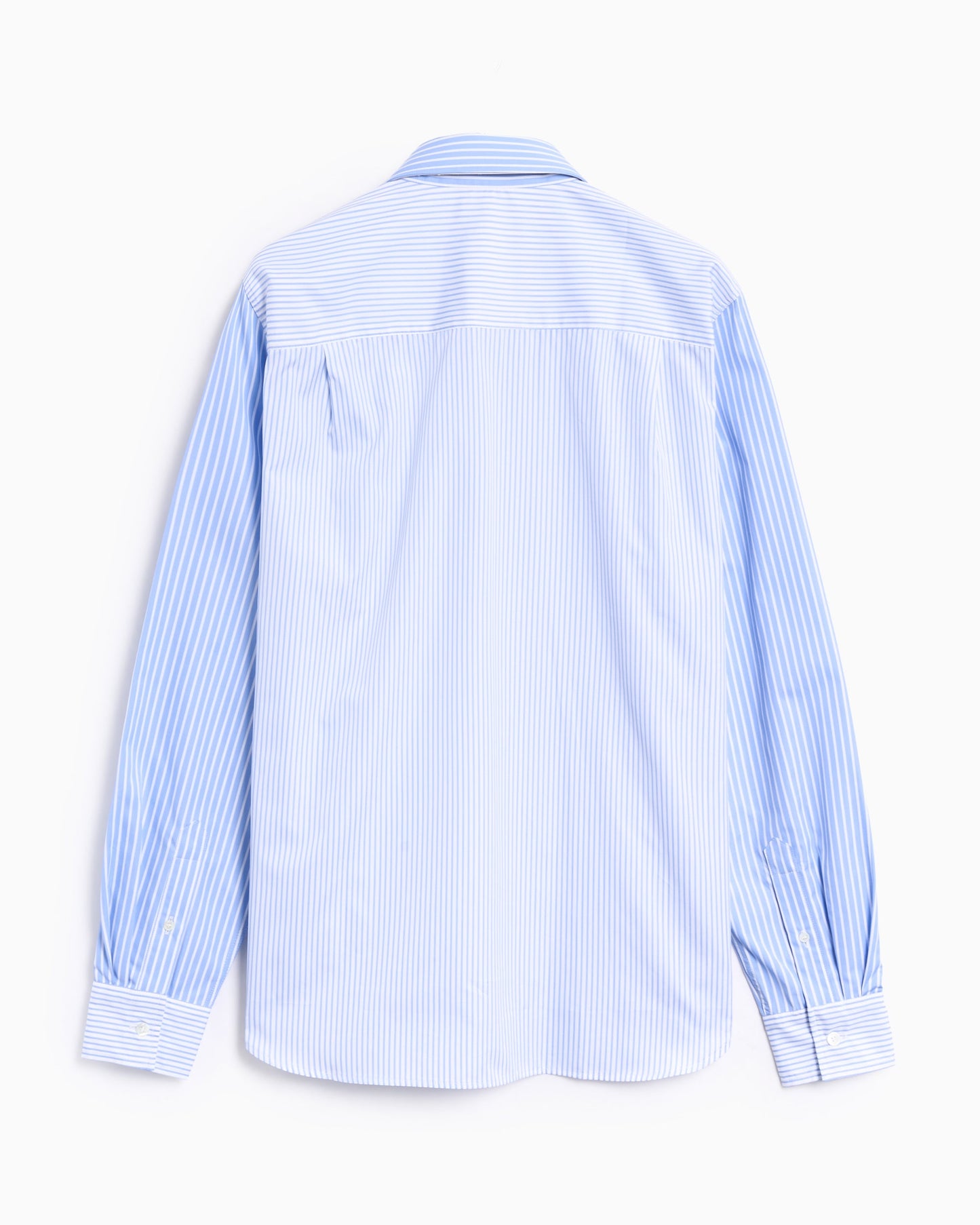 Camisa de rayas Relaxed Maison Kitsuné Handwriting Patchwork para hombre