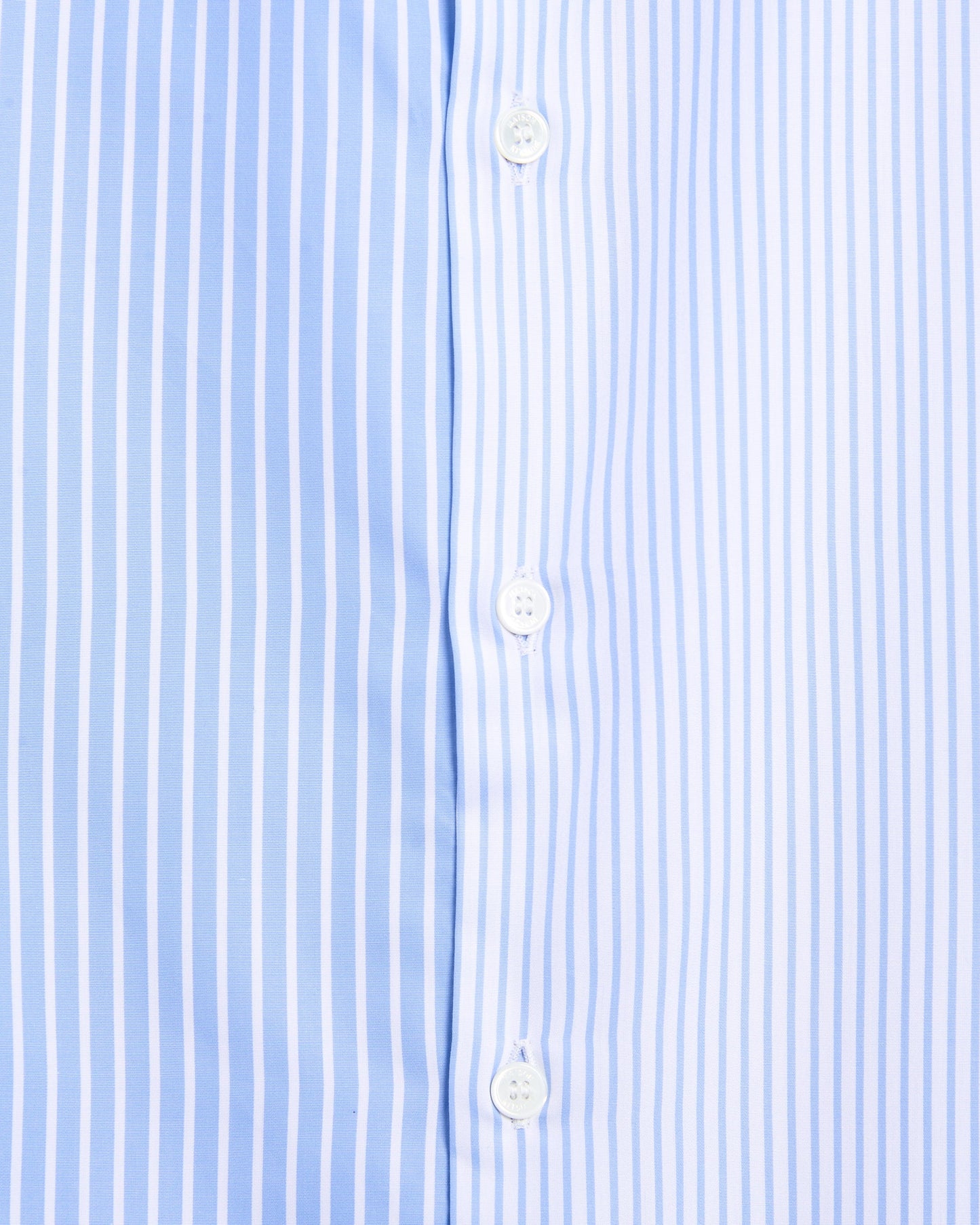 Camisa de rayas Relaxed Maison Kitsuné Handwriting Patchwork para hombre