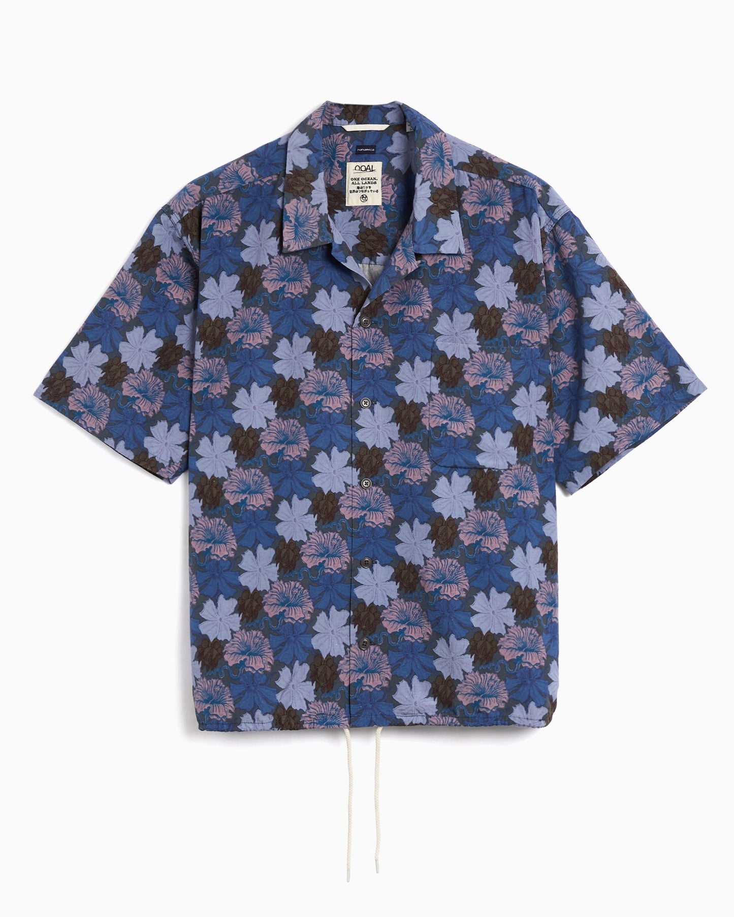Camisa floral Relaxed de manga corta nanamica Nanaloha para hombre