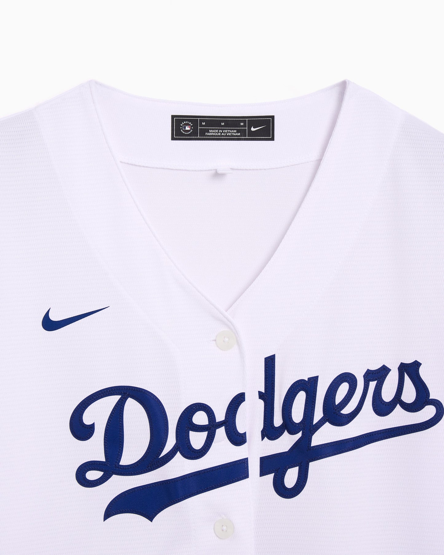 Camisa de manga corta Nike Los Angeles Dodgers MLB Baseball para mujer