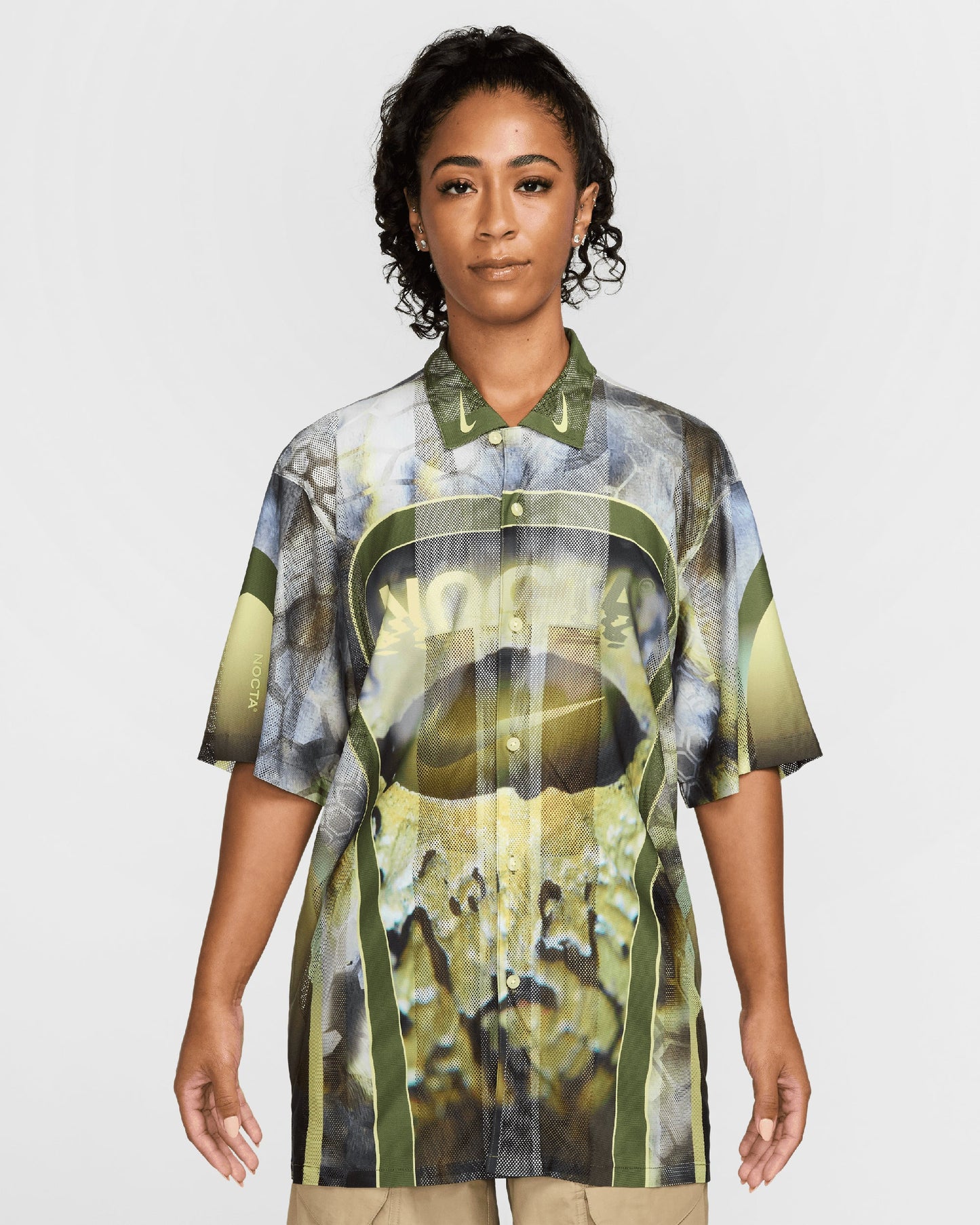 Camisa con gráfico Relaxed de manga corta Nike x Drake NOCTA Opal para hombre