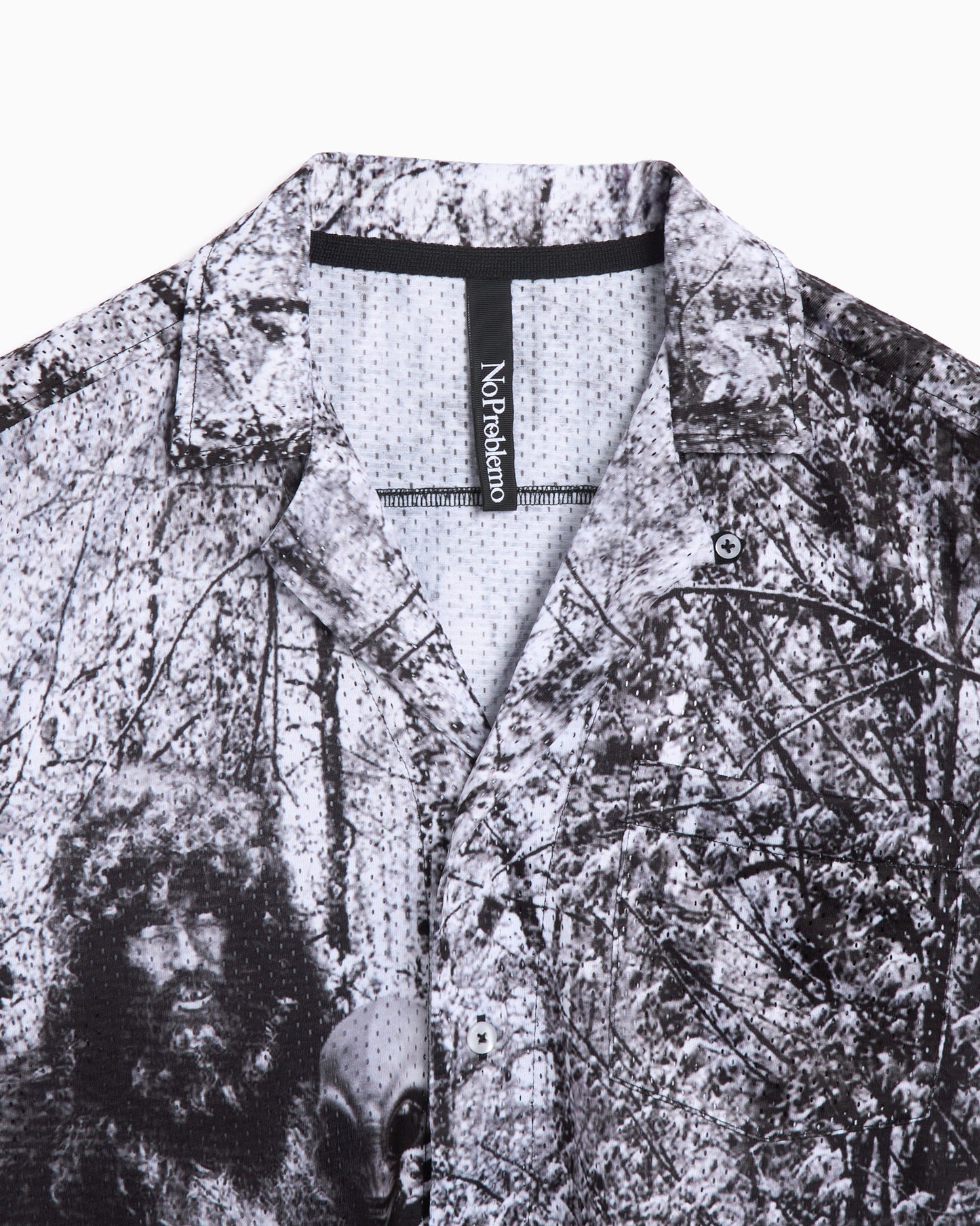 Camisa No Problemo Bigfoot Airtex Hawaiian Men's Short Sleeve Shirt para hombre