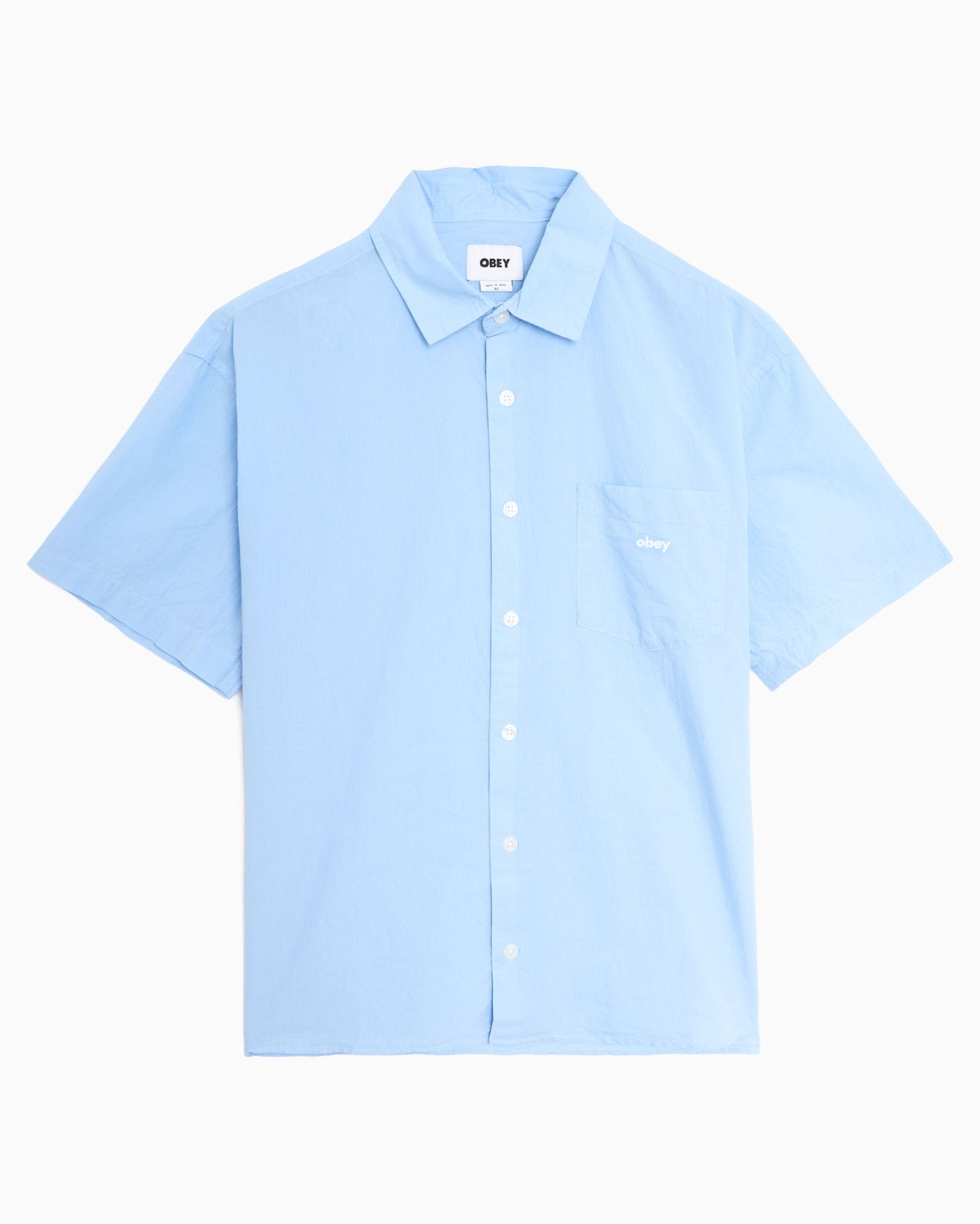 Camisa de rayas Relaxed de manga corta OBEY Clothing Bigwig Jamie para hombre