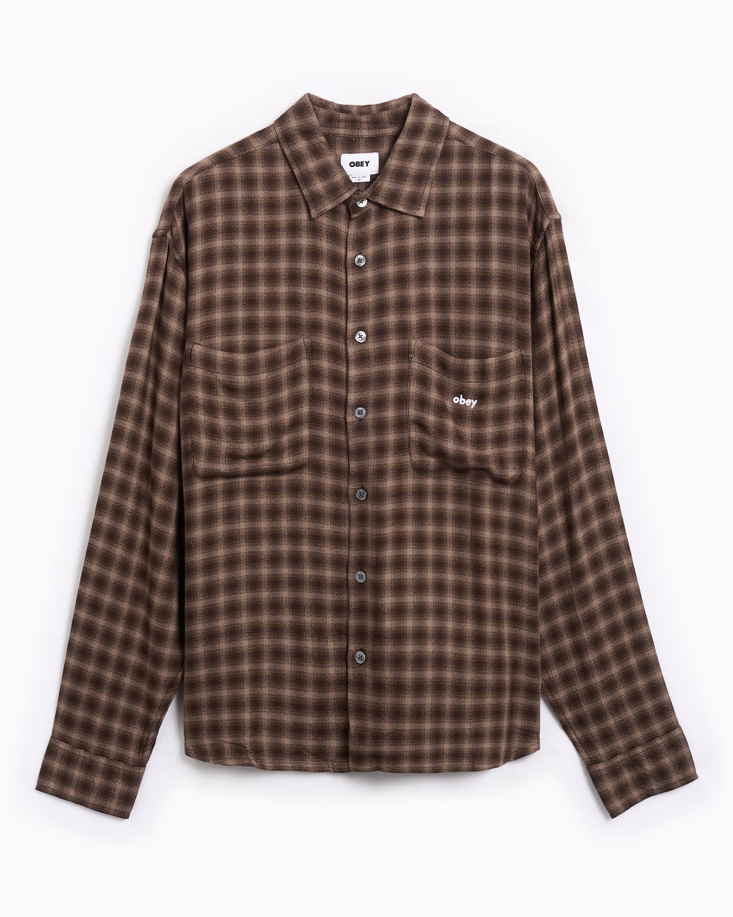 Camisa de cuadros Relaxed OBEY Clothing Clarence para hombre