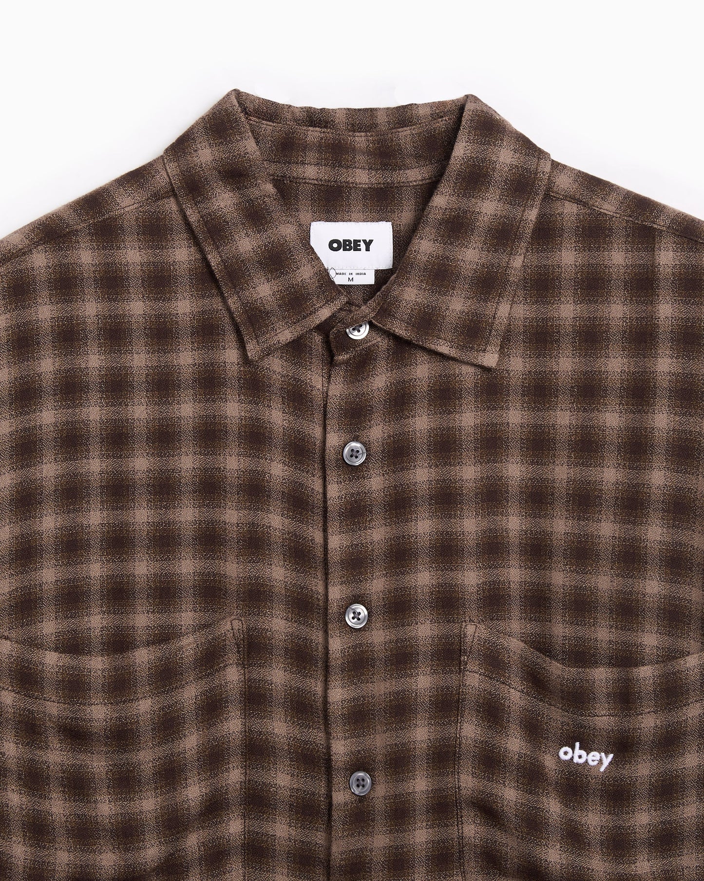 Camisa de cuadros Relaxed OBEY Clothing Clarence para hombre
