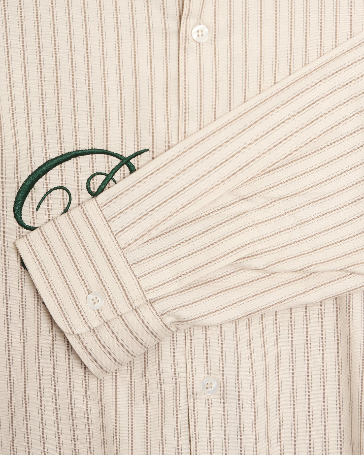 Camisa de rayas OBEY Clothing x Paraboot Bochy Embroidered para hombre