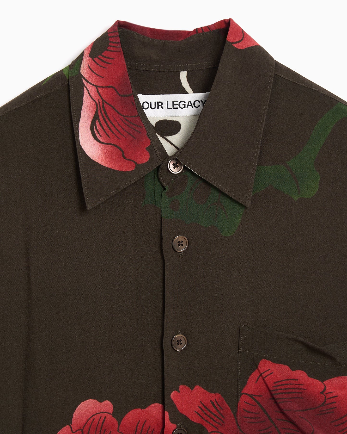 Camisa floral Relaxed Our Legacy Above para hombre