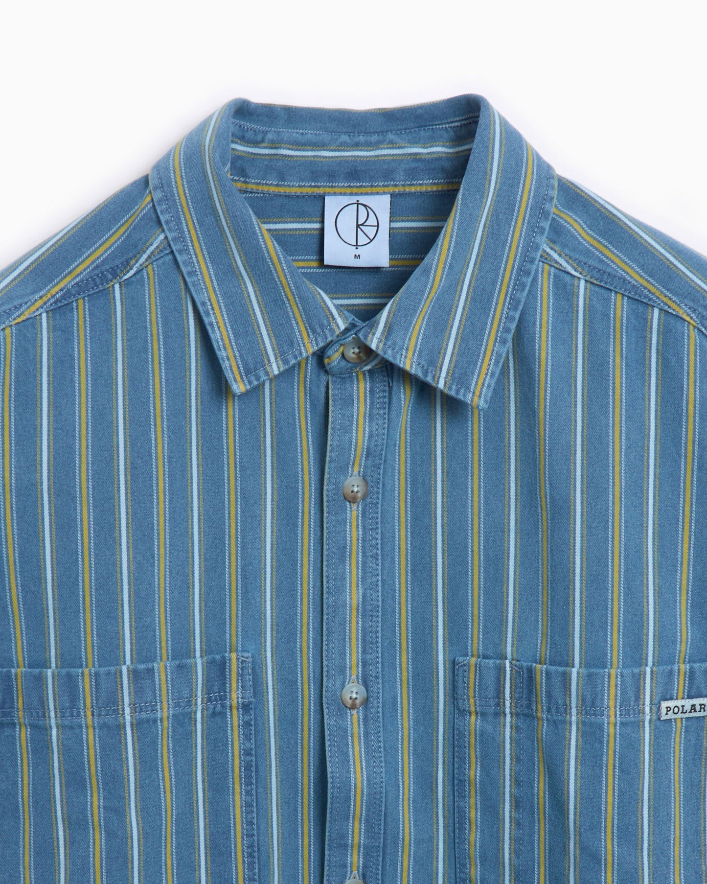 Camisa Relaxed Polar Skate Co. Polar Skate Co. Mike Men's Denim Long Sleeve Shirt para hombre