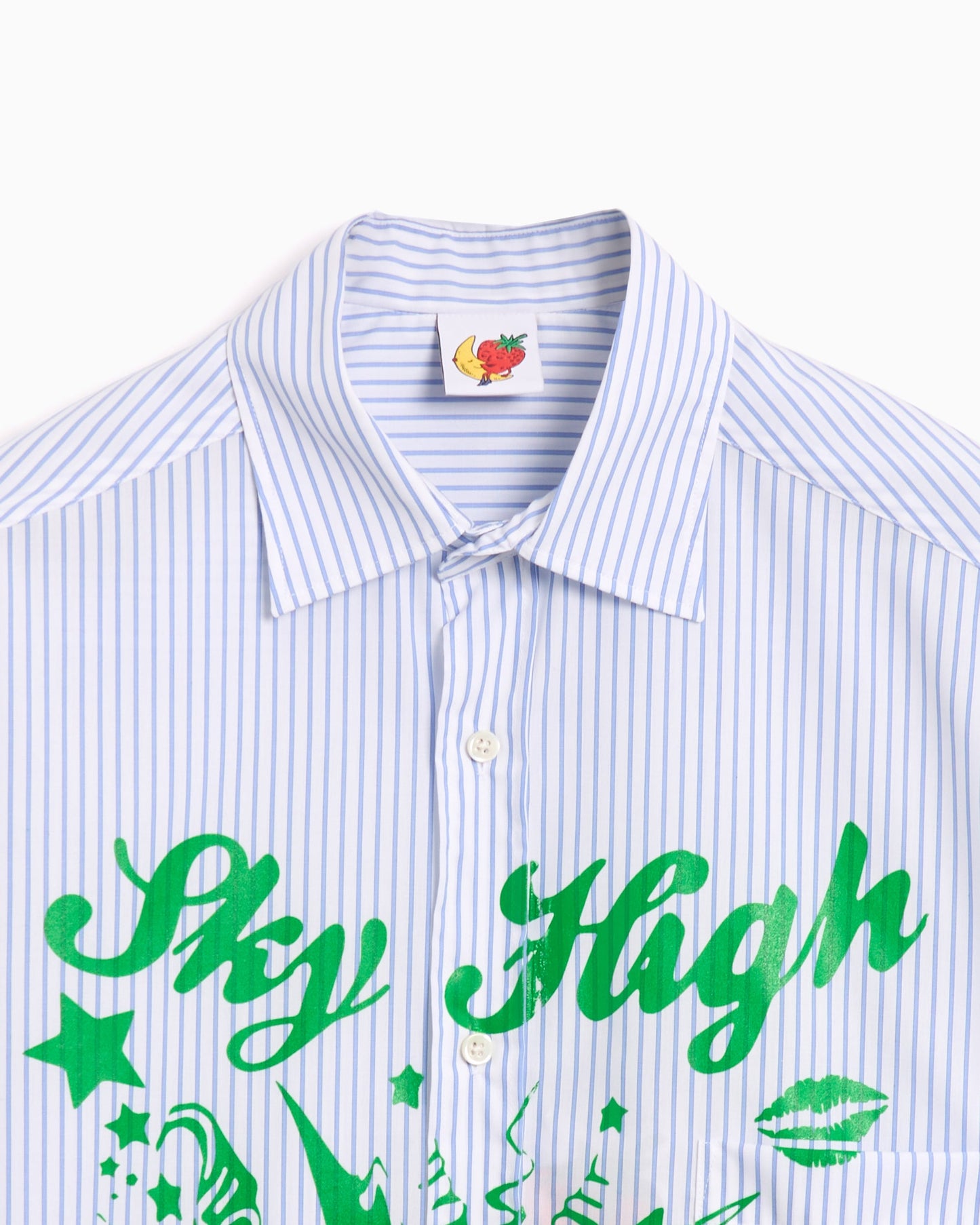 Camisa Sky High Farm Workwear Mindblown Unisex Print Button Down Shirt Unisex