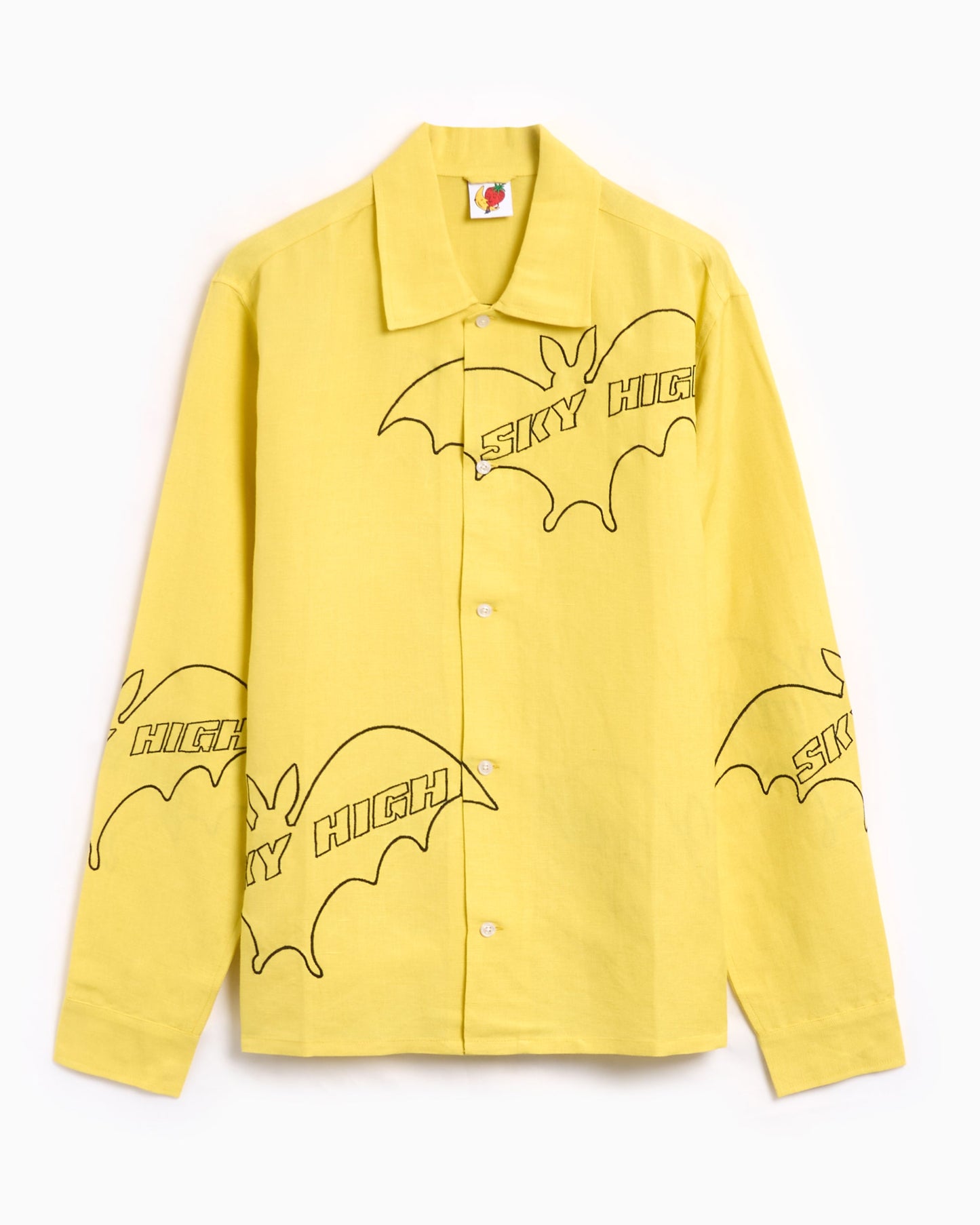 Camisa Sky High Farm Workwear Sky High Bat Unisex Embroidered Woven Shirt Unisex