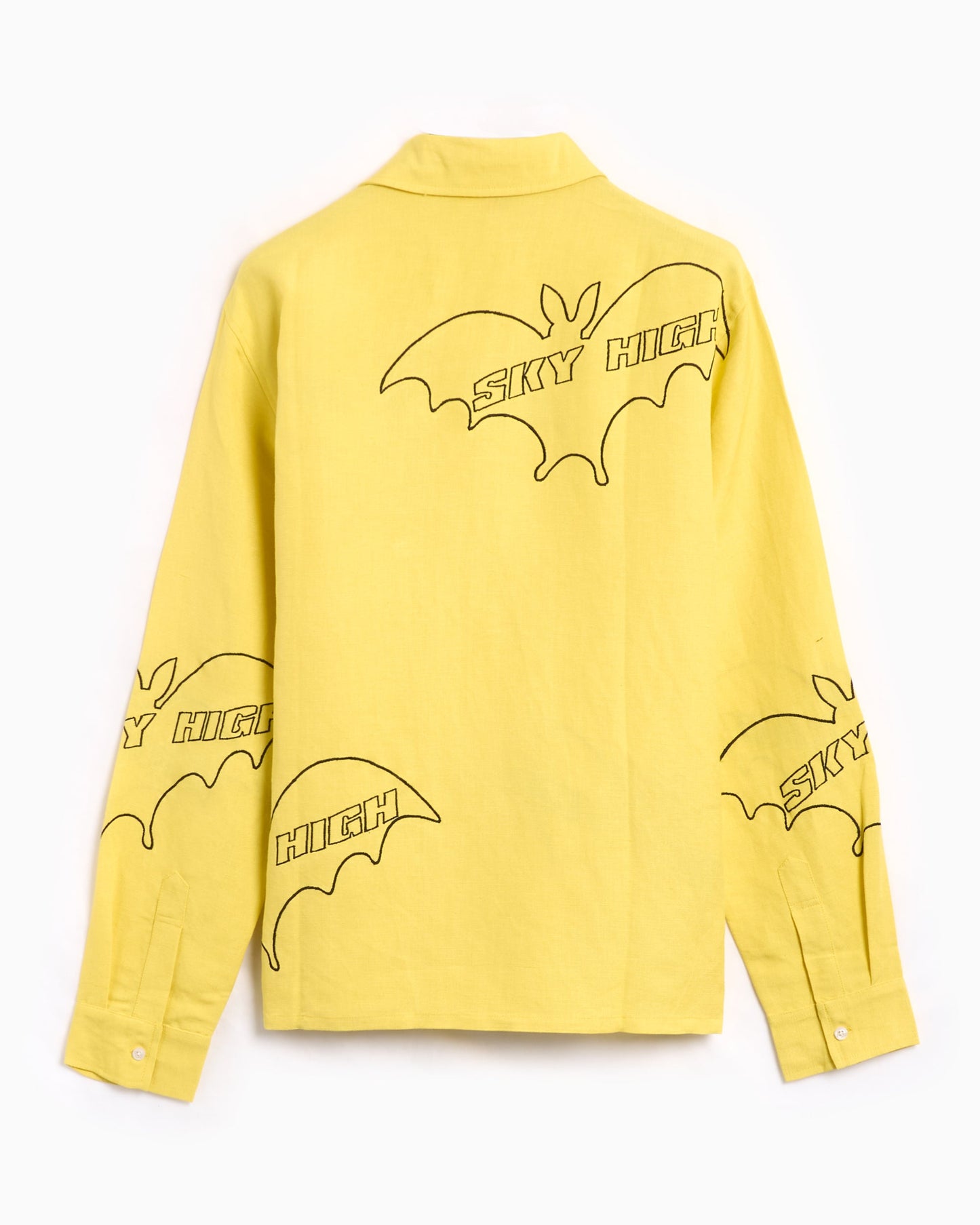 Camisa Sky High Farm Workwear Sky High Bat Unisex Embroidered Woven Shirt Unisex