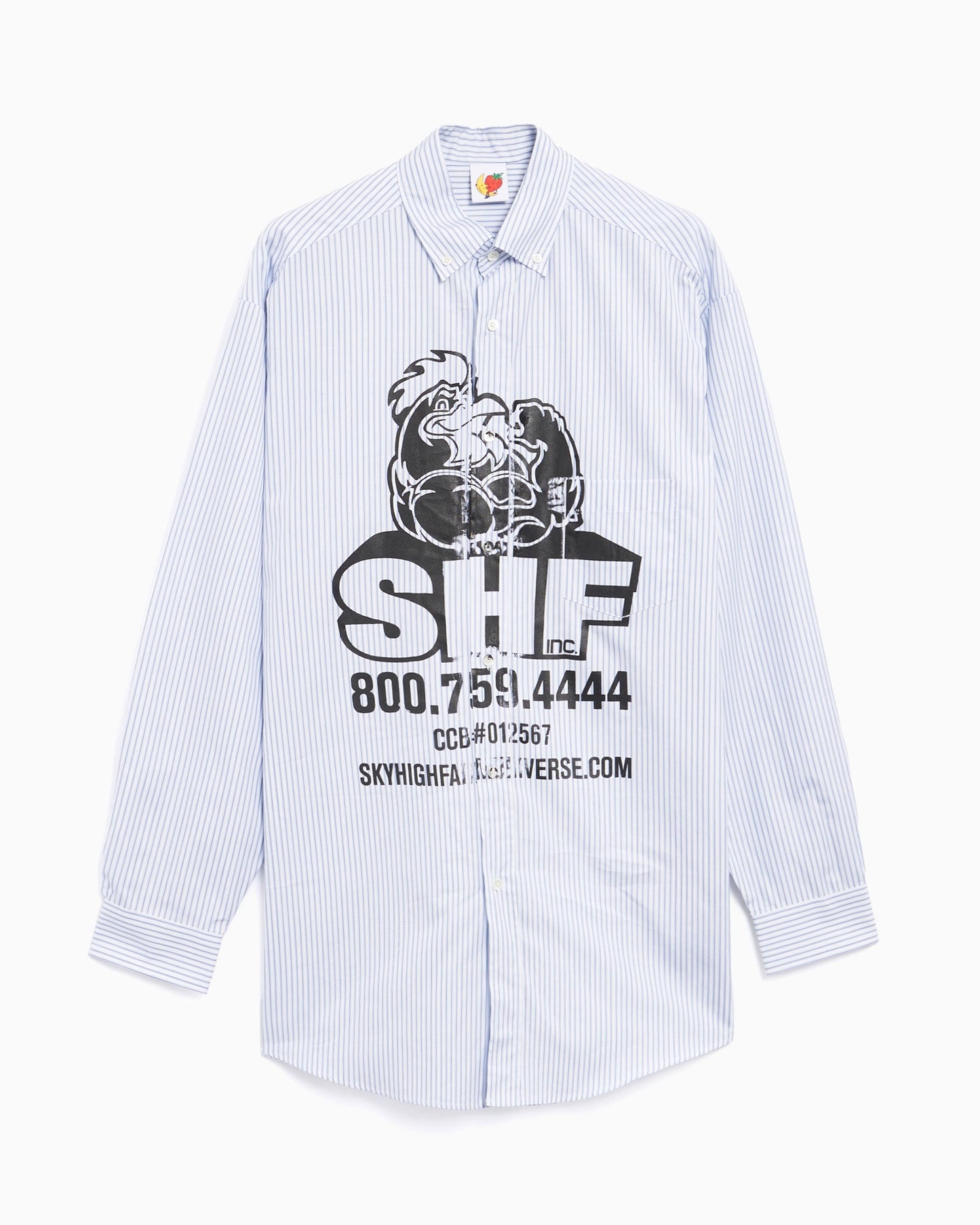 Camisa Sky High Farm Workwear Sky High Farm SHF Chicken Unisex Button Down Shirt Unisex