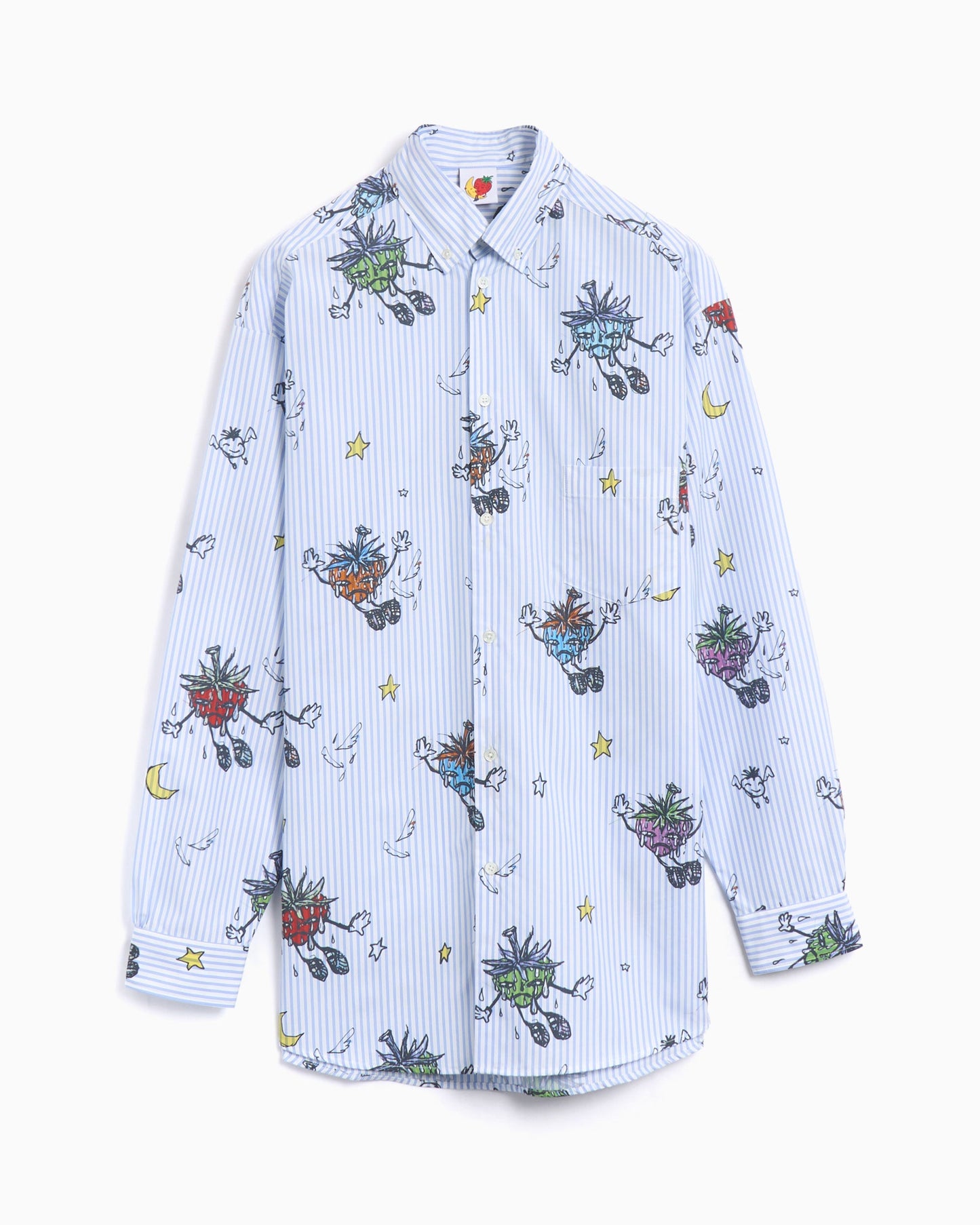 Camisa Relaxed Sky High Farm Workwear Strawbabies Unisex Button Down Shirt Unisex