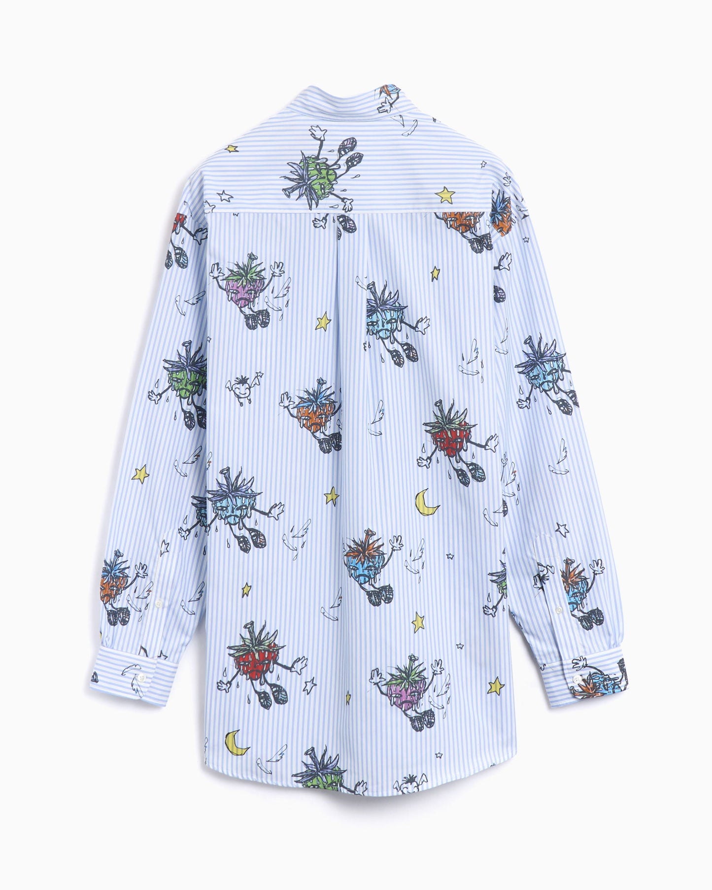 Camisa Relaxed Sky High Farm Workwear Strawbabies Unisex Button Down Shirt Unisex