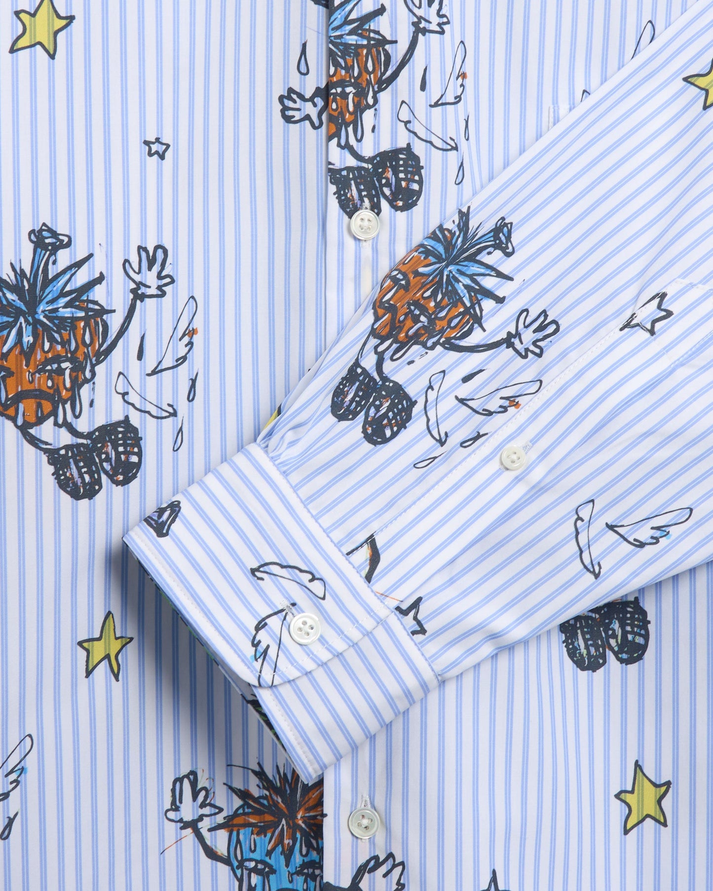 Camisa Relaxed Sky High Farm Workwear Strawbabies Unisex Button Down Shirt Unisex
