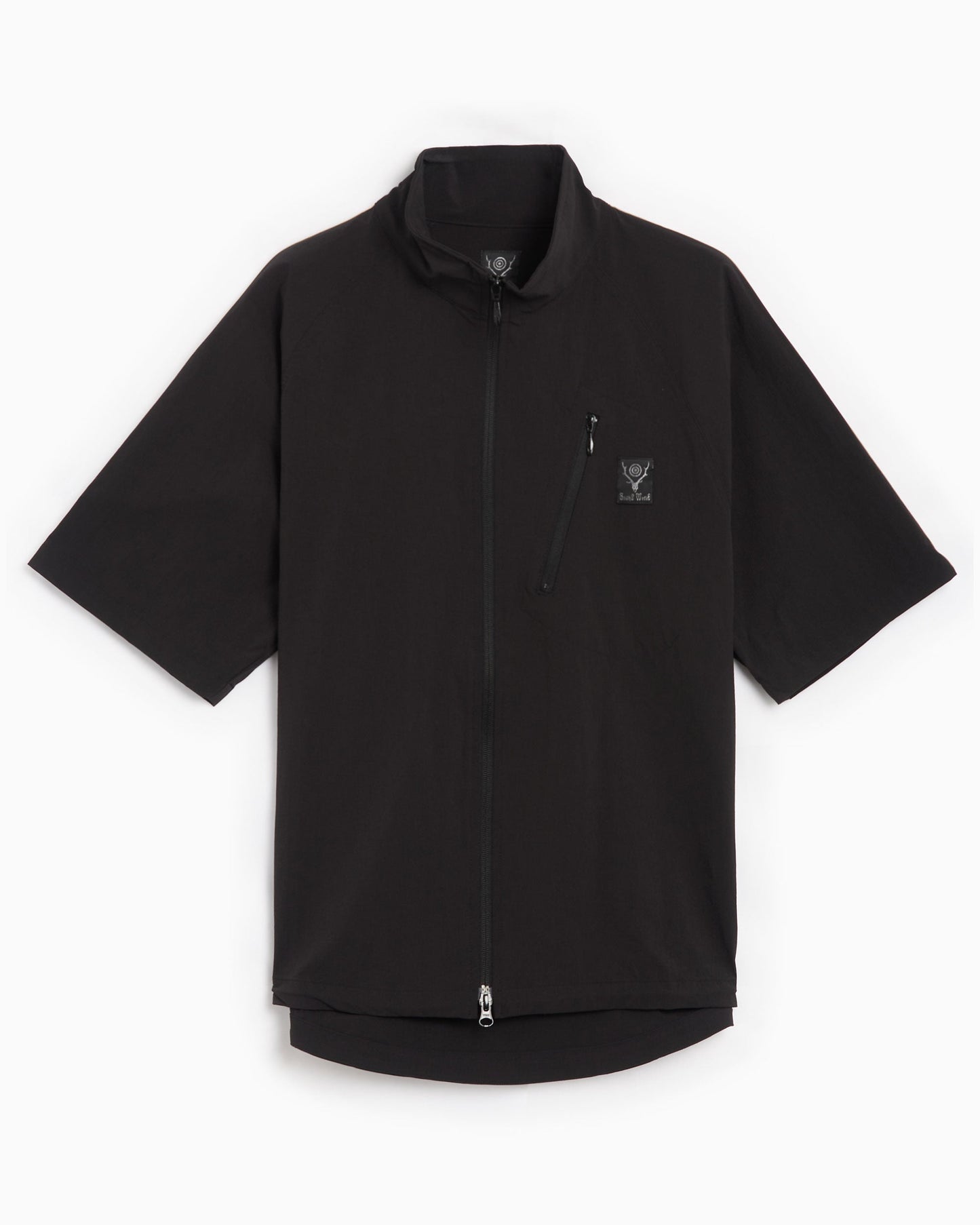 Camisa South2 West8 Men's Zipped Trail Short Sleeve Shirt para hombre
