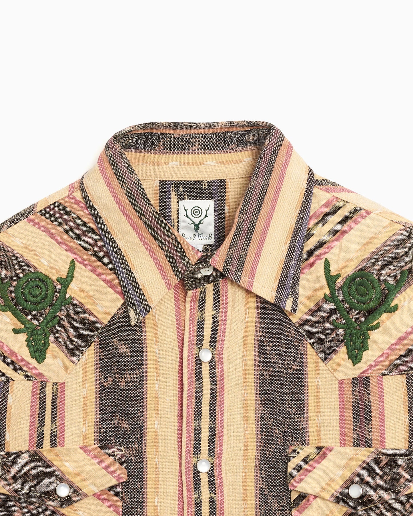 Camisa con logo South2 West8 Western para hombre