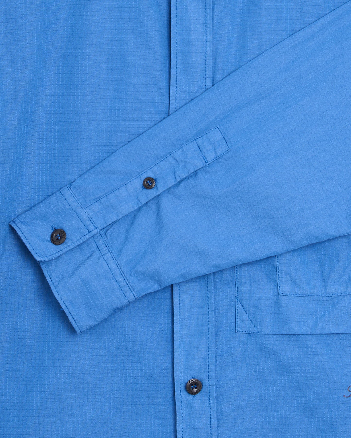 Camisa bordado Relaxed Stone Island Ripstop para hombre