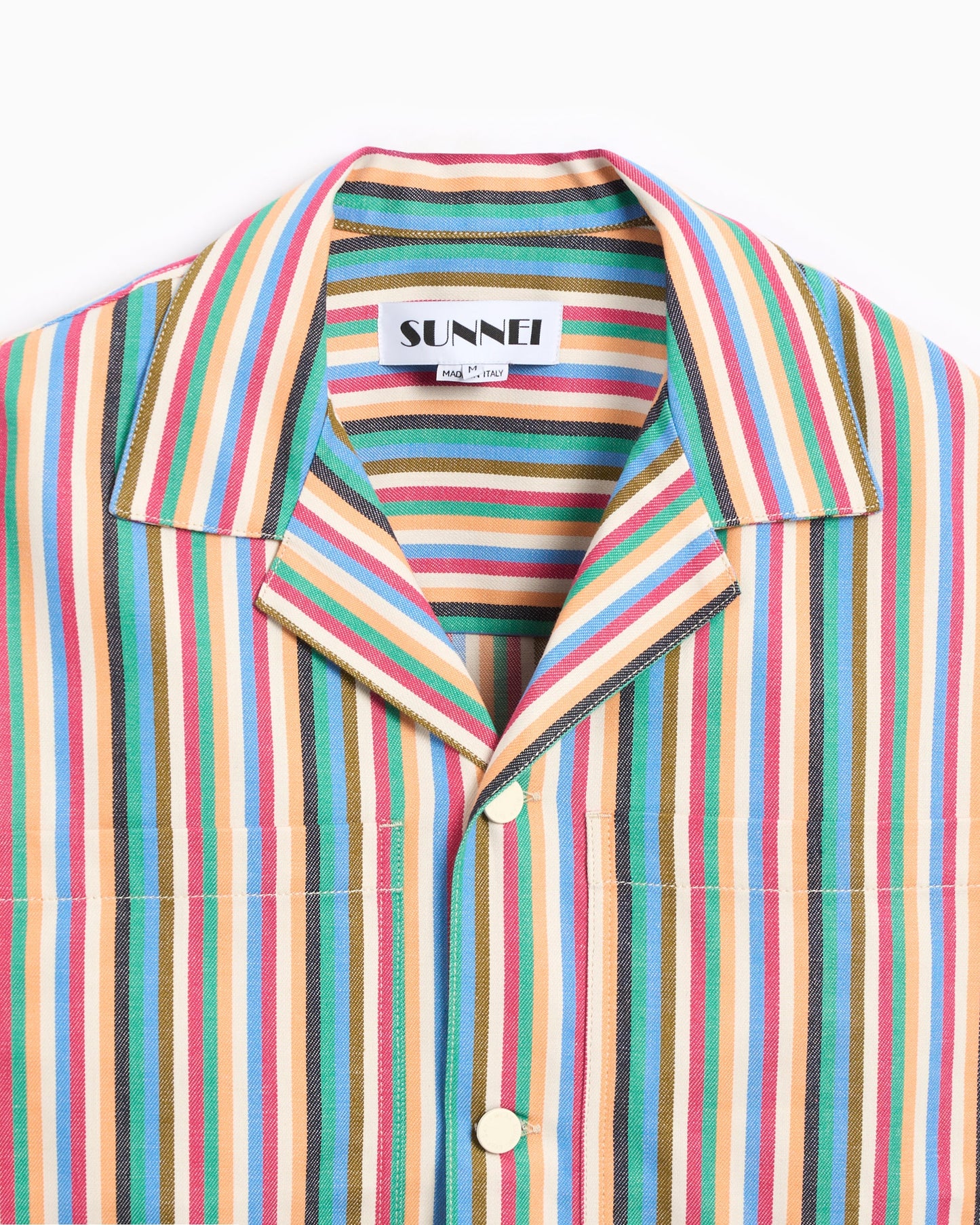Camisa Sunnei Unisex Pockets Shorts Sleeve Shirt Unisex