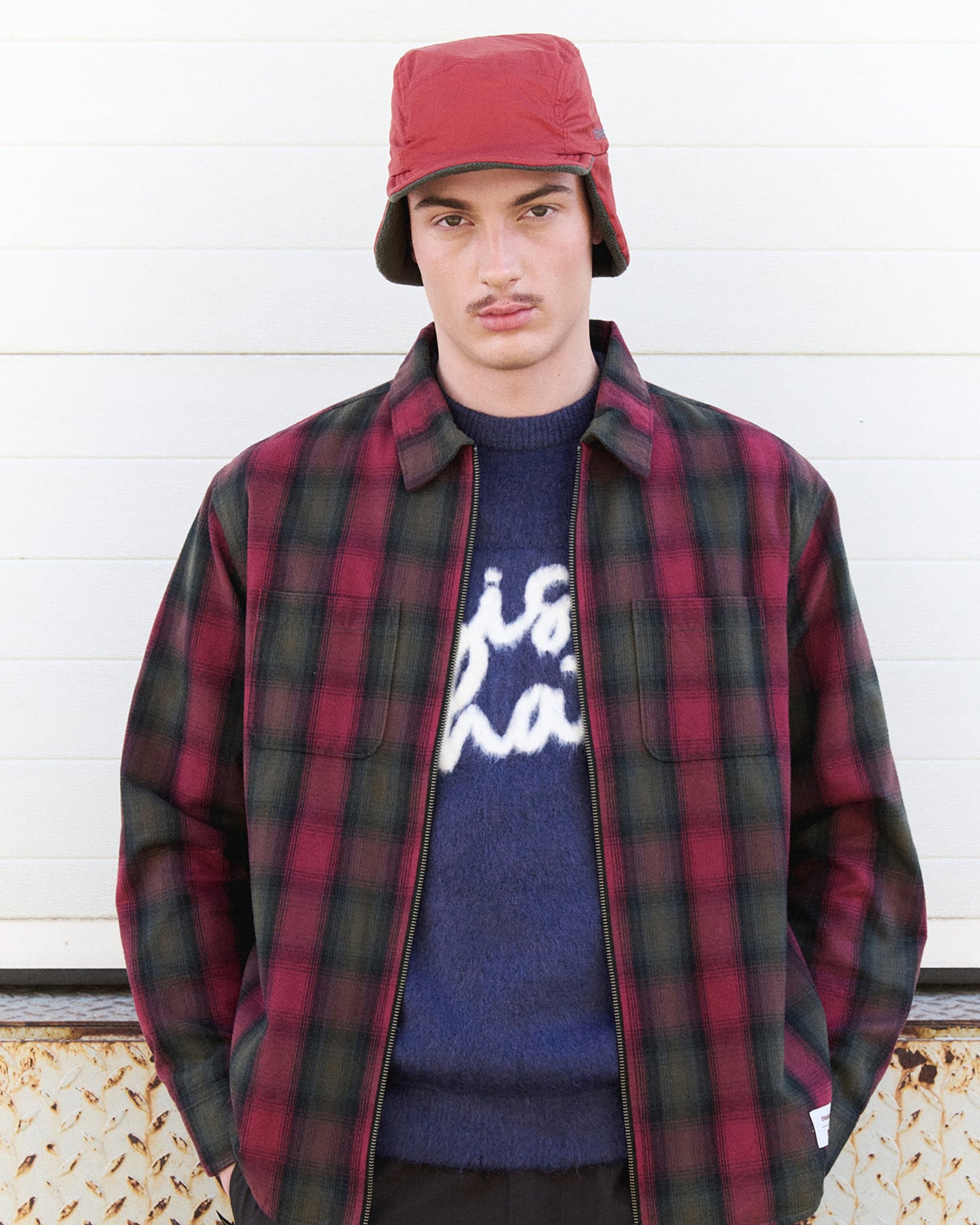 Camisa thisisneverthat® Shaggy Check Gore-Tex® para hombre