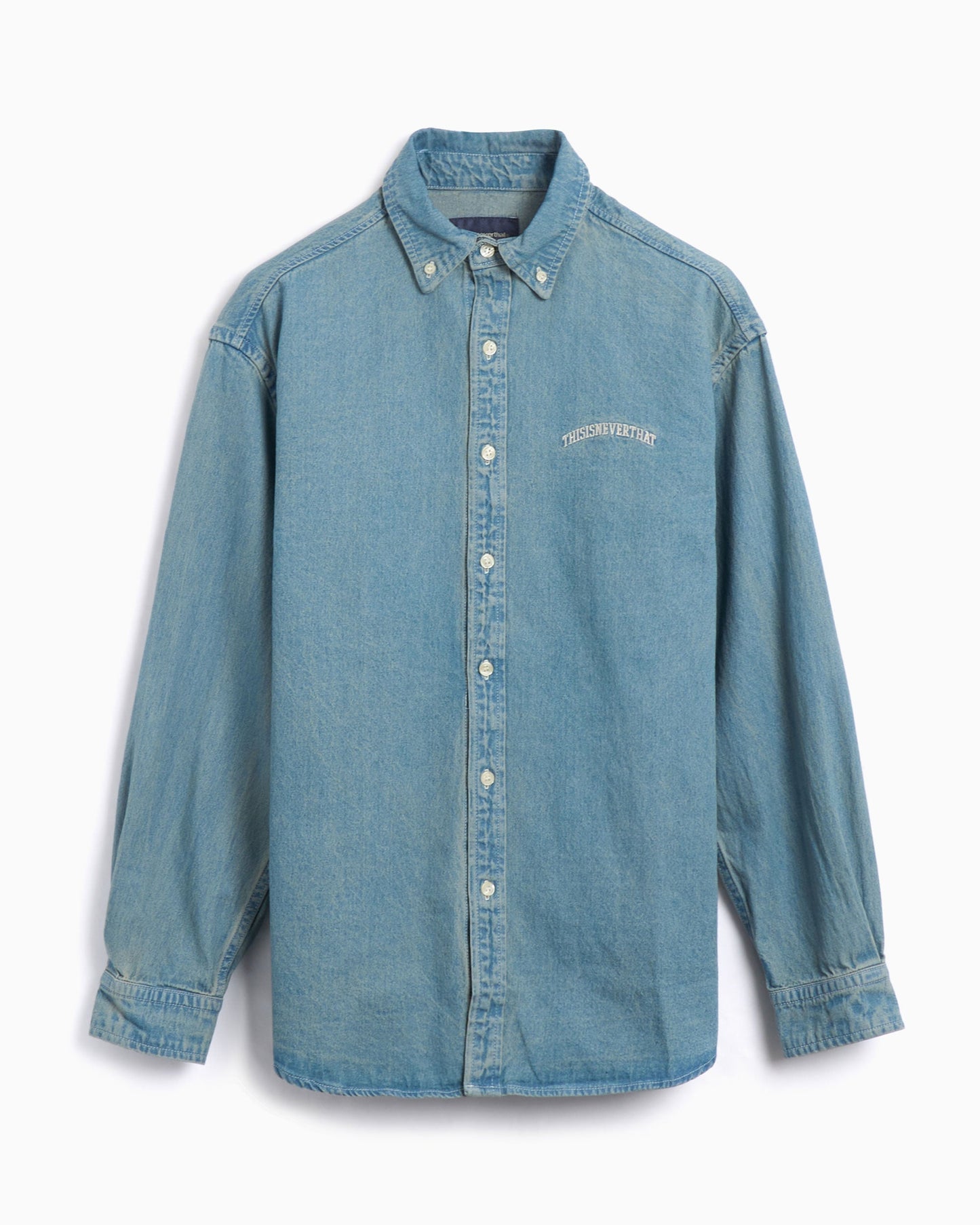 Camisa thisisneverthat® thisisneverthat Washed Men's Denim Shirt para hombre